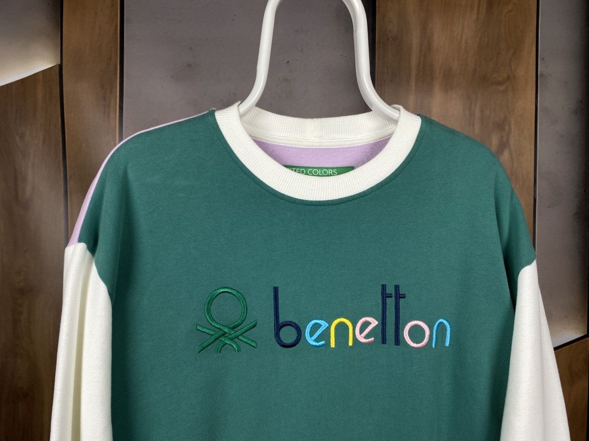 Benetton 🔥Sweatshirt United Colors Of Benetton Made In Italy Luxury🔥 Size US M / EU 48-50 / 2 - 5 Thumbnail