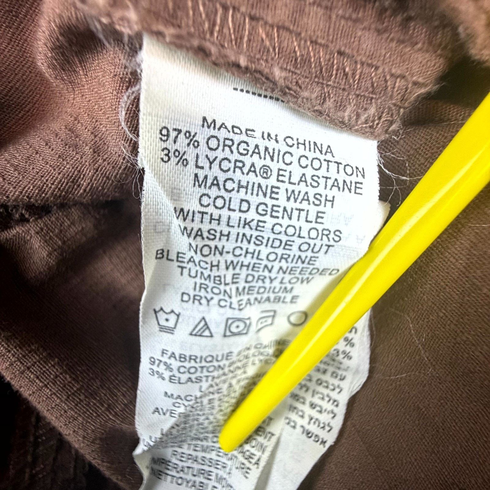 Prana Prana Mari Capri Pants Womens 4 Brown Organic Hiking Granola Size 27" / US 4 / IT 40 - 8 Thumbnail