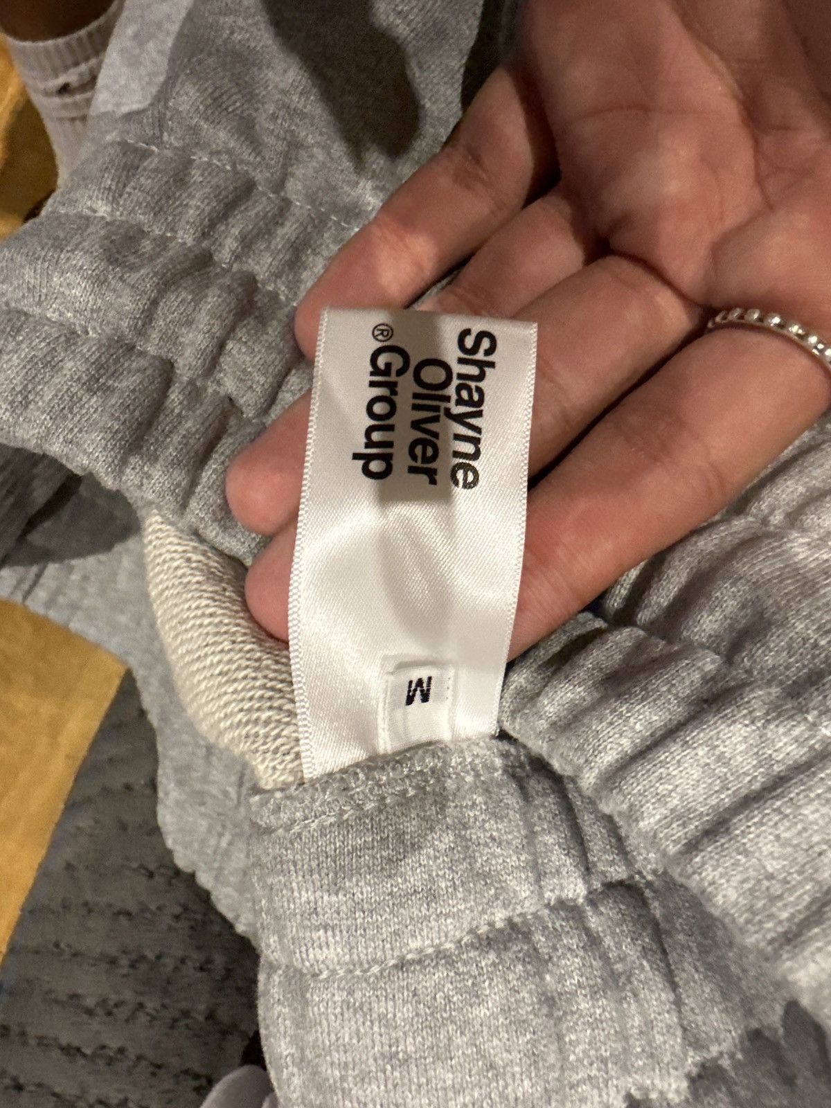 Anonymous Club Shayne Oliver Anonymous Club Grey logo Sweatpants Size US 32 / EU 48 - 11 Thumbnail