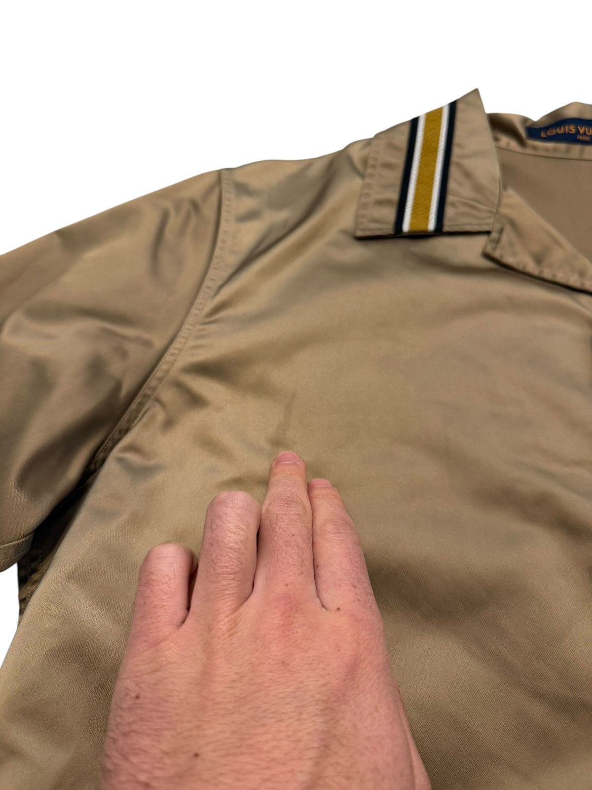 Kim Jones FW 2018 Metallic Short Sleeve Satin Shirt Size US L / EU 52-54 / 3 - 11 Thumbnail