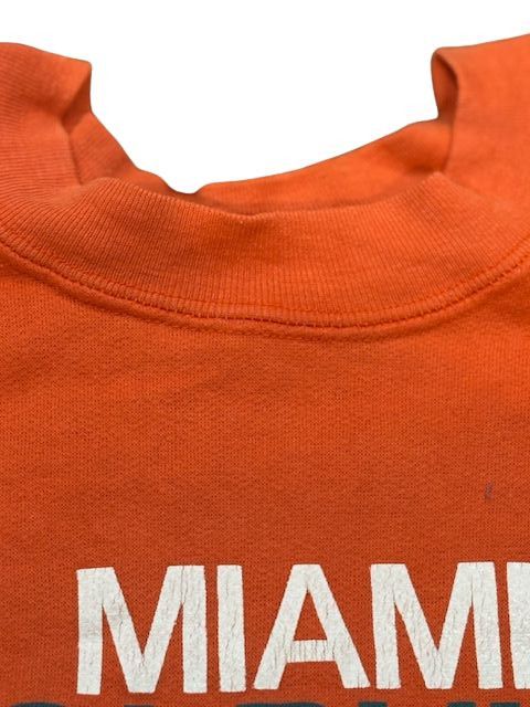 Vintage Miami Dolphins Totally Thrashed Orange Sweatshirt Size US XL / EU 56 / 4 - 3 Thumbnail