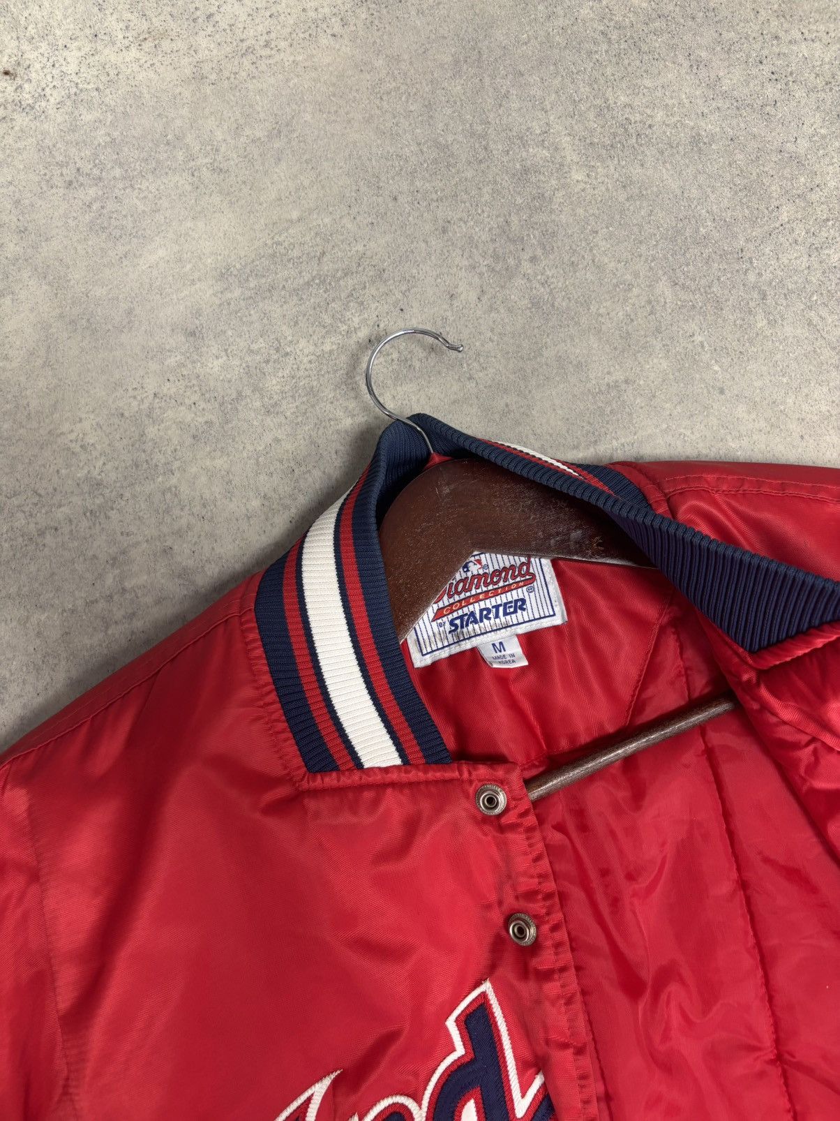 Starter Starter Jacket Cleveland Indians MLB Diamond Vintage Size US M / EU 48-50 / 2 - 2 Thumbnail