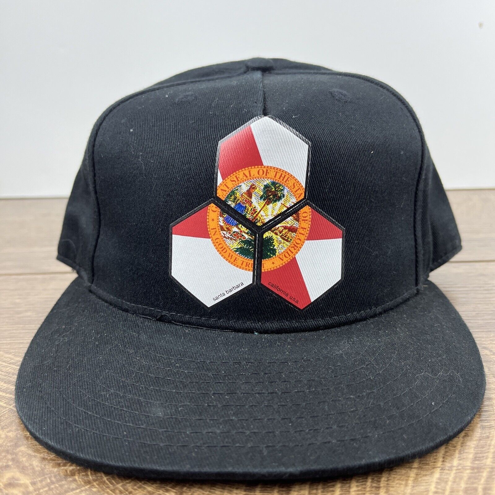 Other Florida Hat Seal of State Black Hat Snapback Adjustable Adul Size ONE SIZE - 5 Thumbnail