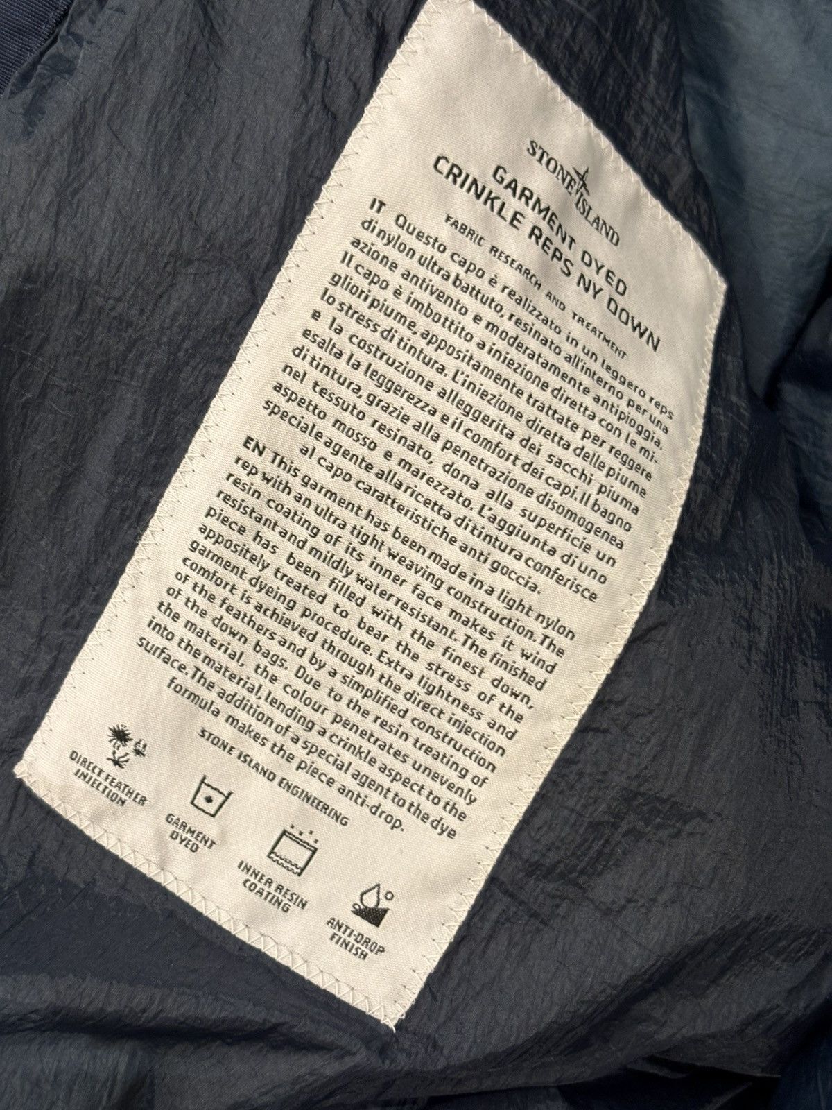 Stone Island Stone Island Crinkle Reps Down Parka Size US L / EU 52-54 / 3 - 5 Thumbnail