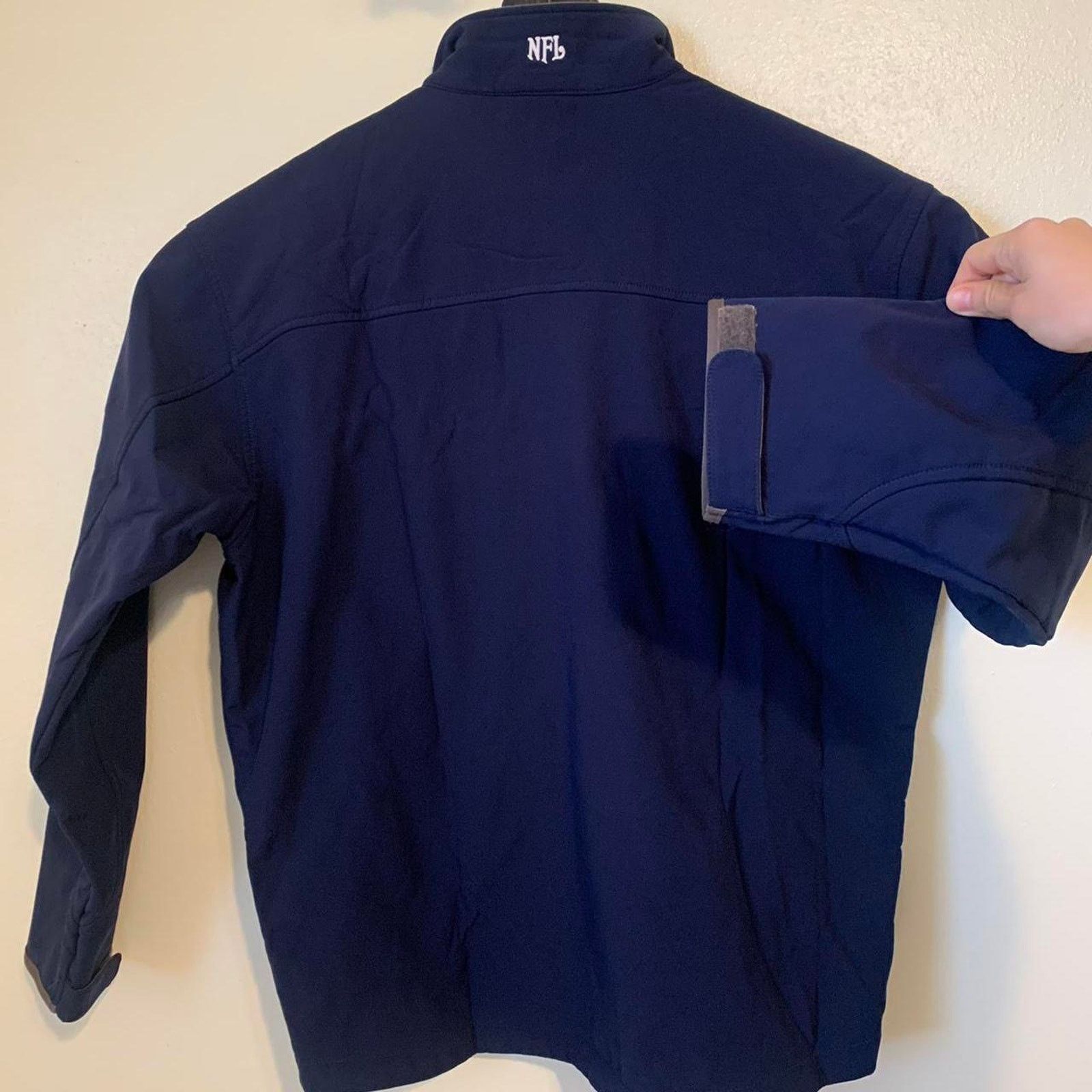 NFL NFL Seattle Seahawks Navy and Grey Jacket Size US XL / EU 56 / 4 - 6 Thumbnail