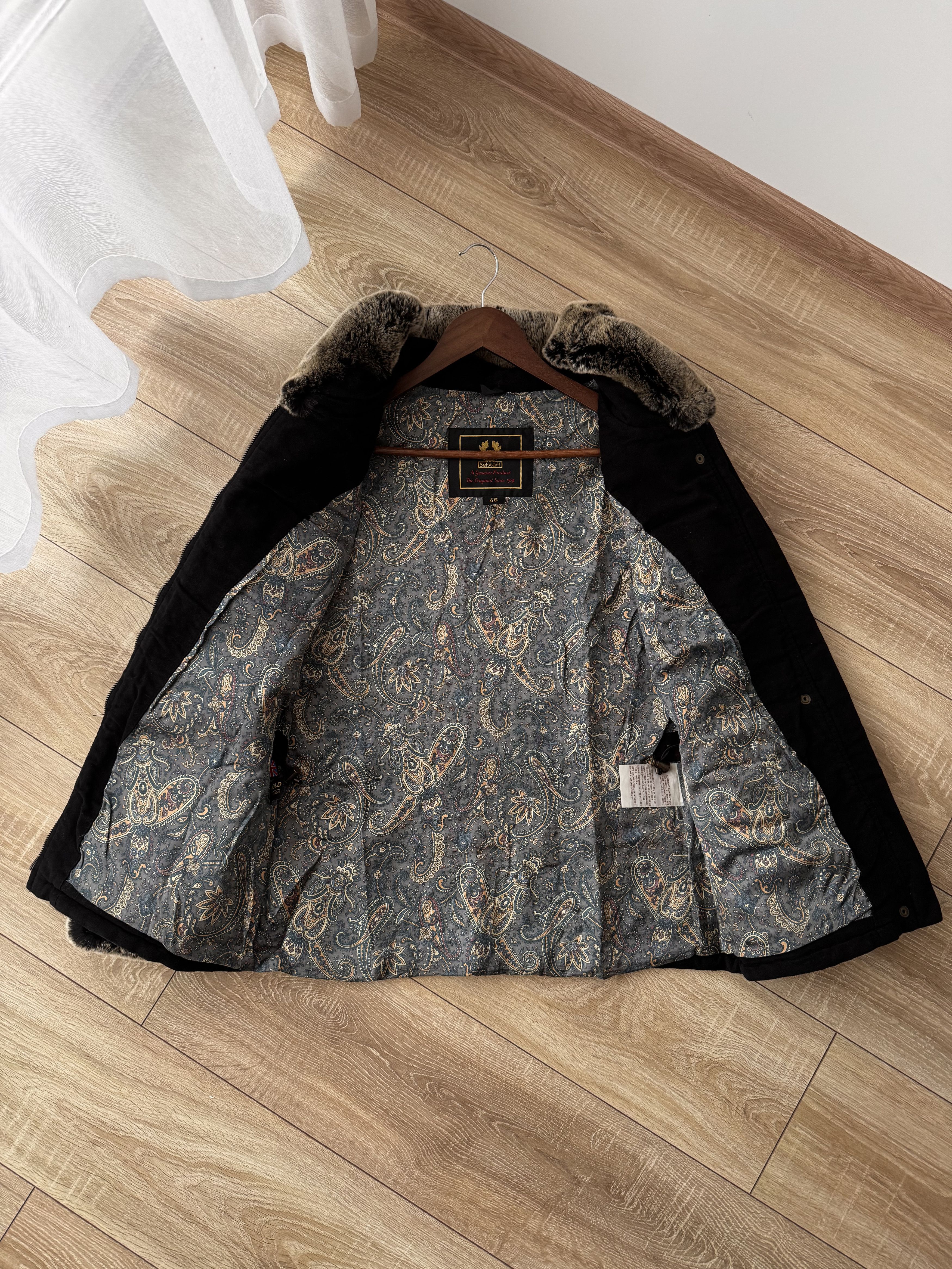 Belstaff Vintage Belstaff Luxury Wax Quilted Rabbit Fur W' Jacket Size L / US 10 / IT 46 - 8 Thumbnail