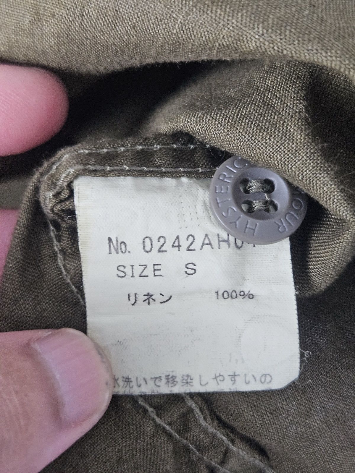 Hysteric Glamour Hysteric Glamour Flanders Linen Vip Crew patch Shirt Size US S / EU 44-46 / 1 - 6 Thumbnail
