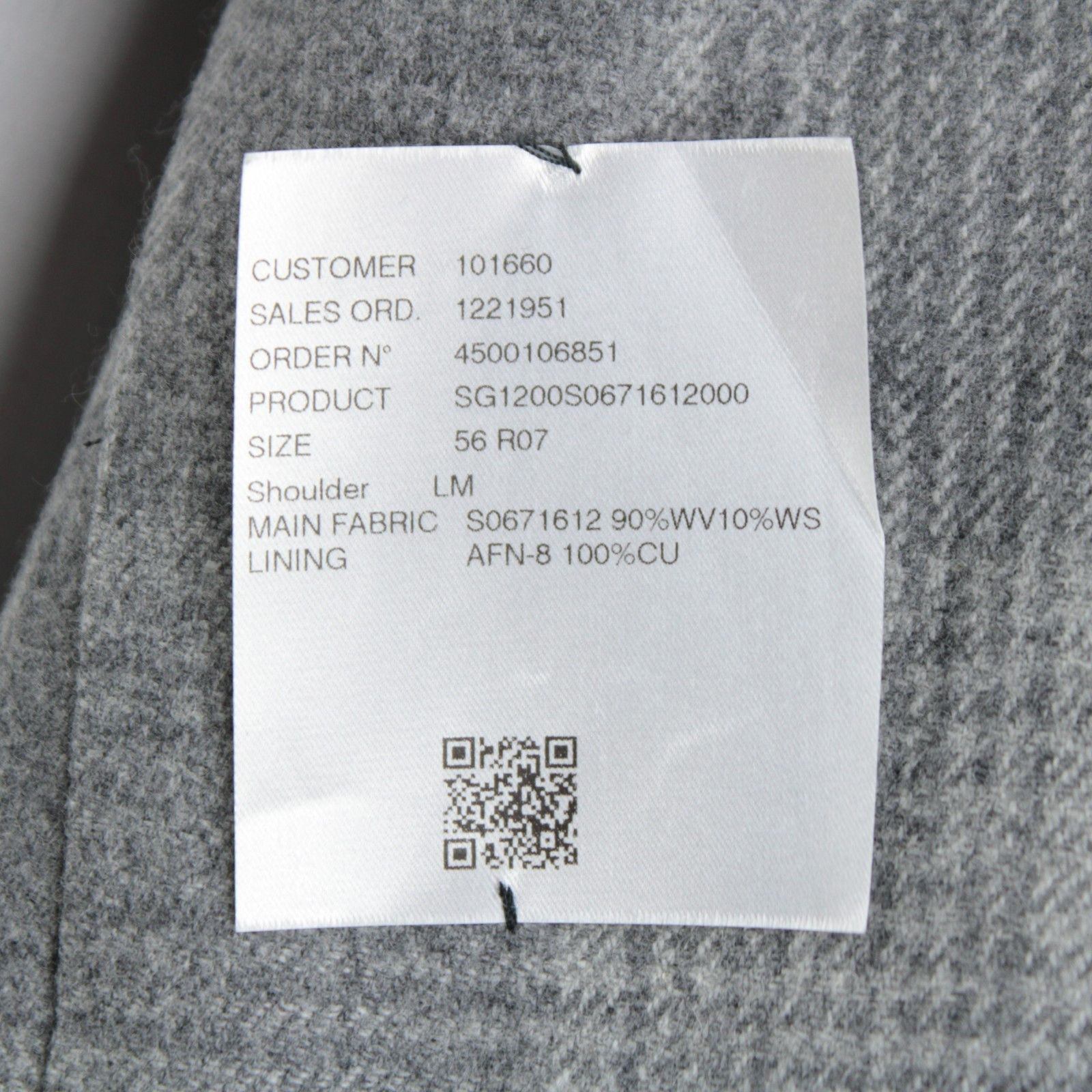 SARTORIO Sartorio Sport Coat Size 46 Regular US in Gray Size 46R - 8 Thumbnail