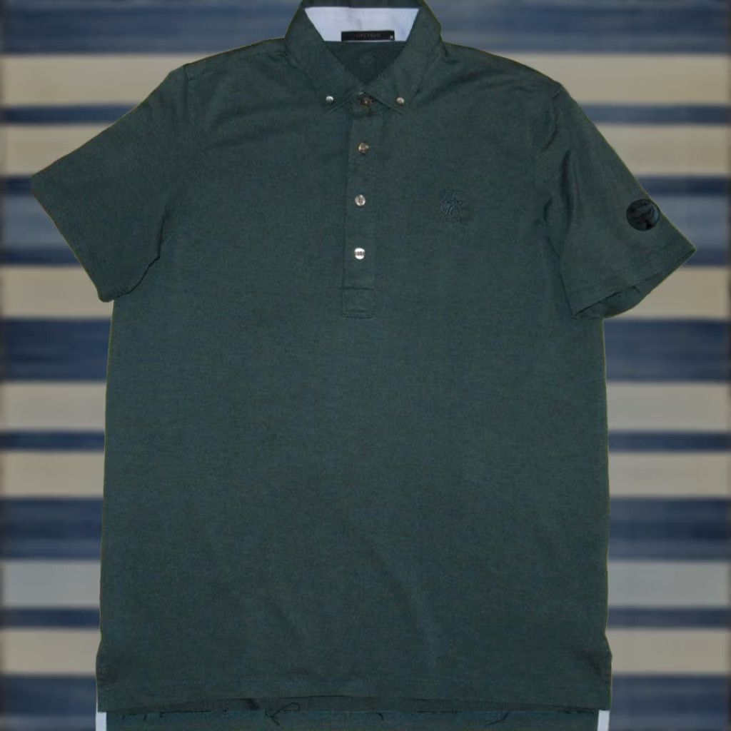 Vintage GREYSON East Lake Green Short Sleeve Polo Shirt M Mens Size US M / EU 48-50 / 2 - 1 Thumbnail