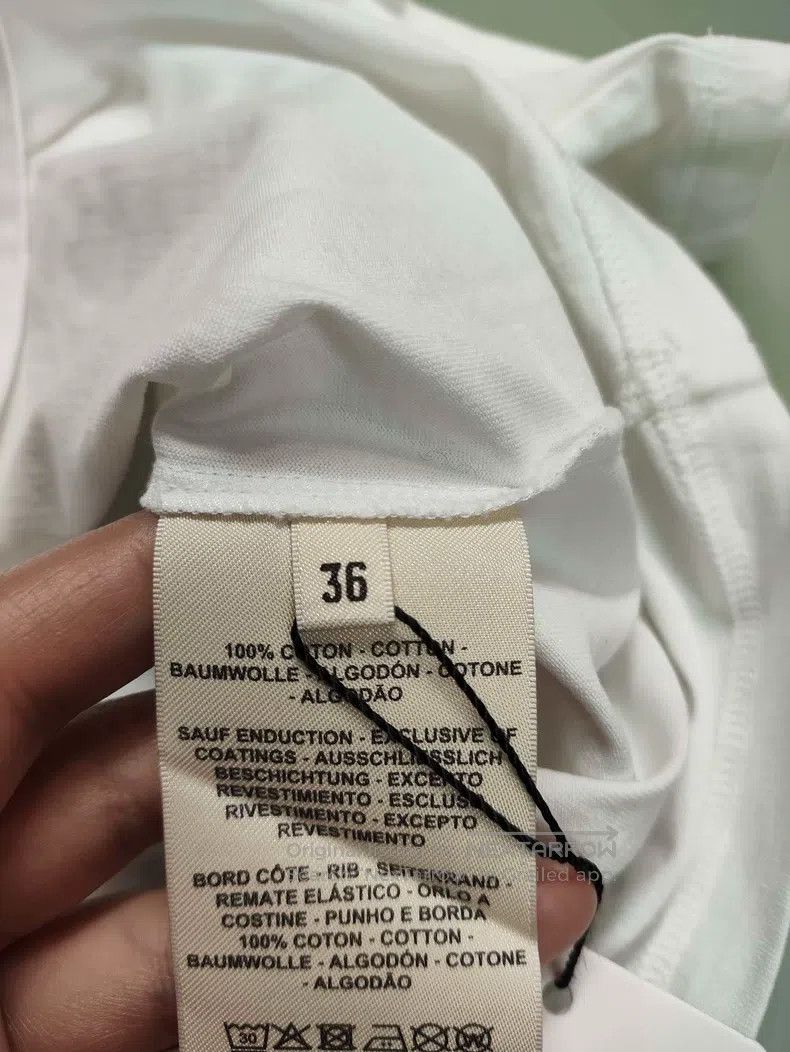 Hermes Hermes White Printed Short Sleeve Size XS / US 0-2 / IT 36-38 - 4 Thumbnail
