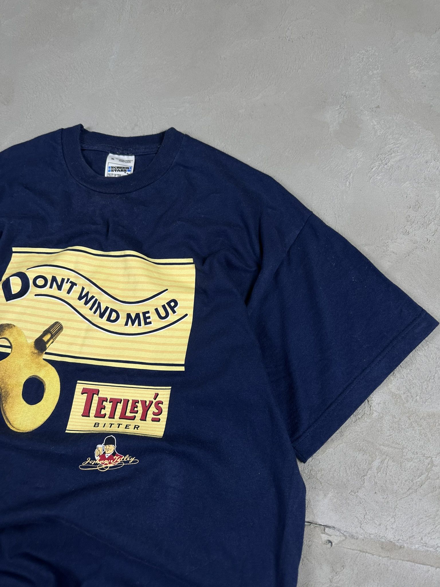 Vintage 90s Vintage Tetley's Beer Graphic T-shirt Size US XL / EU 56 / 4 - 7 Thumbnail