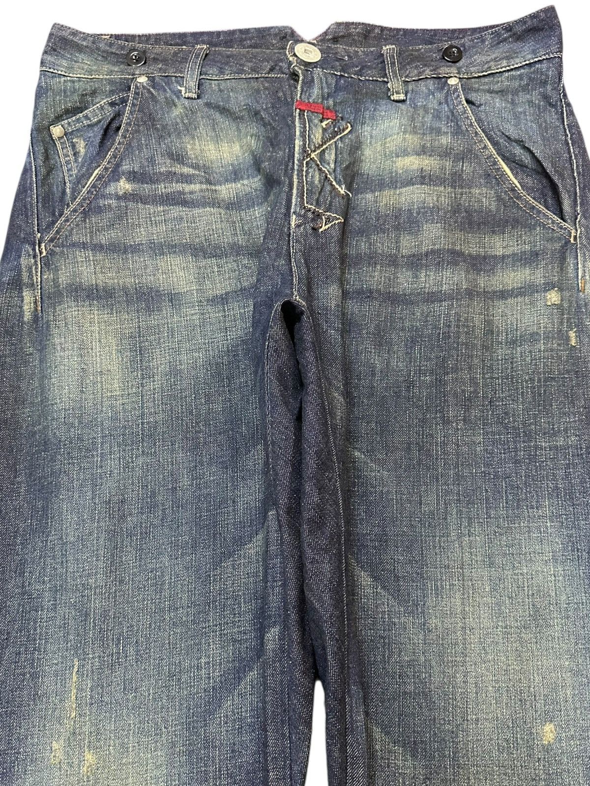 CLOSED × Marithe + Francois Girbaud Vintage Le Jean De MFG Selvedge Avant Garde Style Denim Size US 36 / EU 52 - 3 Thumbnail