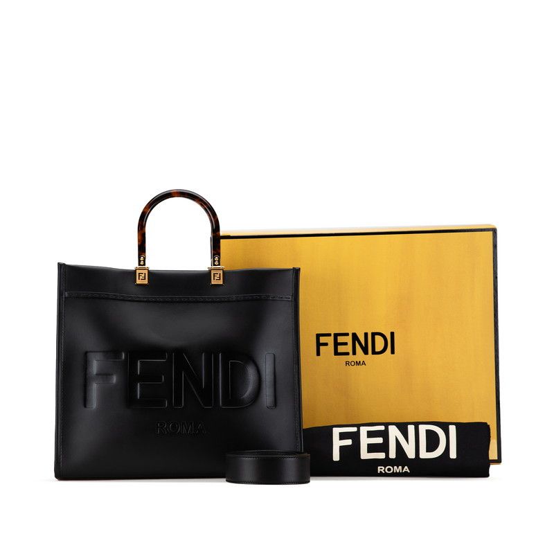 Fendi Fendi Fendi Sunshine Medium Leather Handbag 8BH386 Leather Handbag 8BH386 in Great Condition Size ONE SIZE - 1 Thumbnail