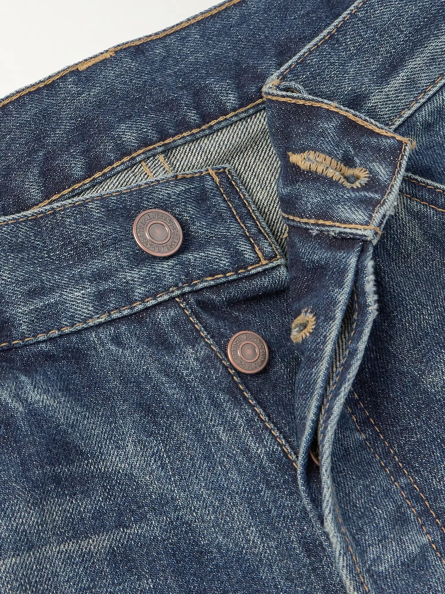 Celine o1w1db10526 2N9466 Wesley Denim Pant in Blue Size US 28 / EU 44 - 5 Thumbnail