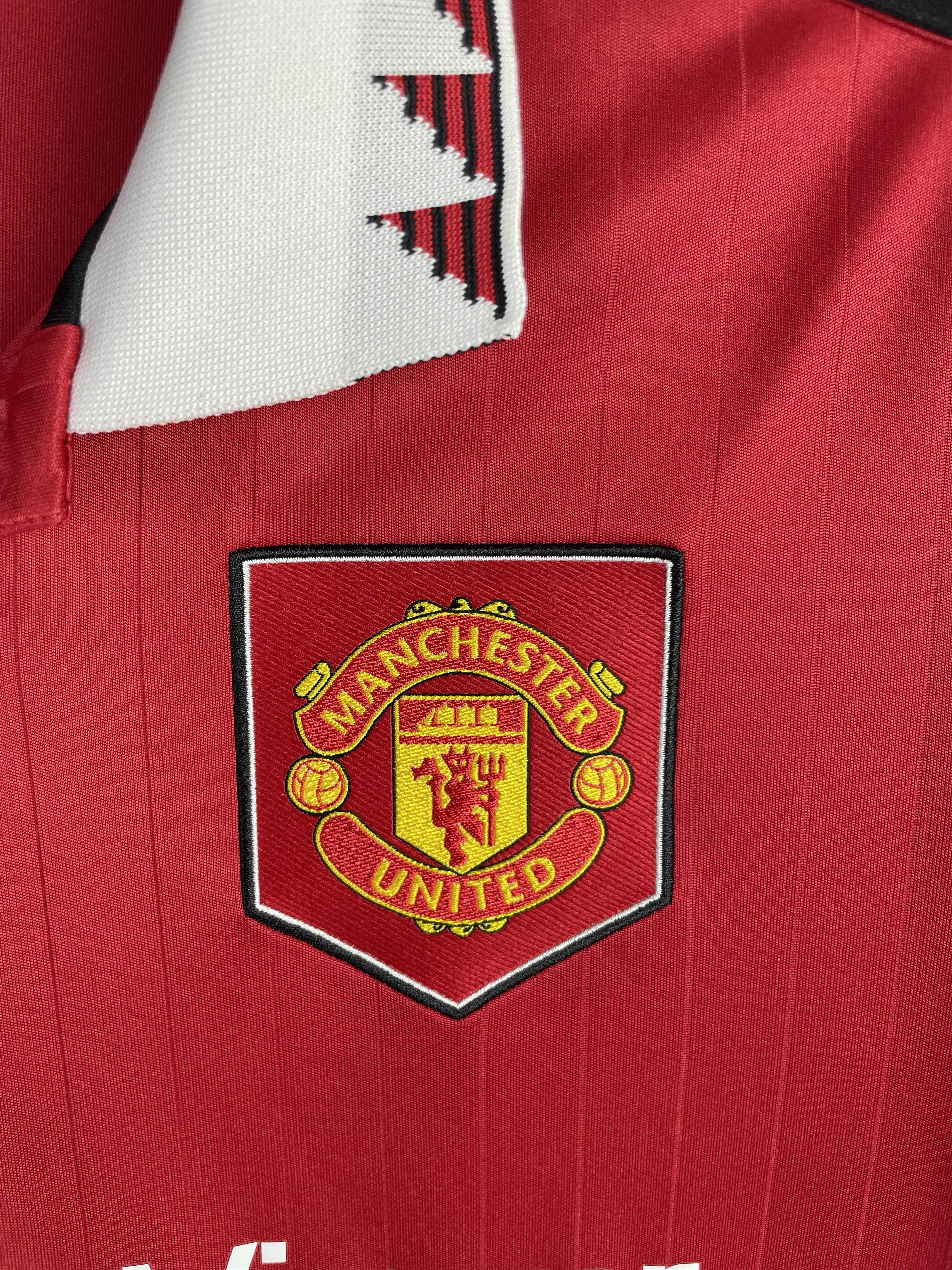 Adidas × Vintage Adidas Manchester United 22/23 Home Jersey Long Sleeve Size US M / EU 48-50 / 2 - 8 Thumbnail