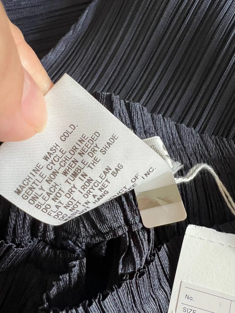 Issey Miyake Issey Miyake size:5 Blue and black hammer-shaped pants Size 31" - 4 Thumbnail