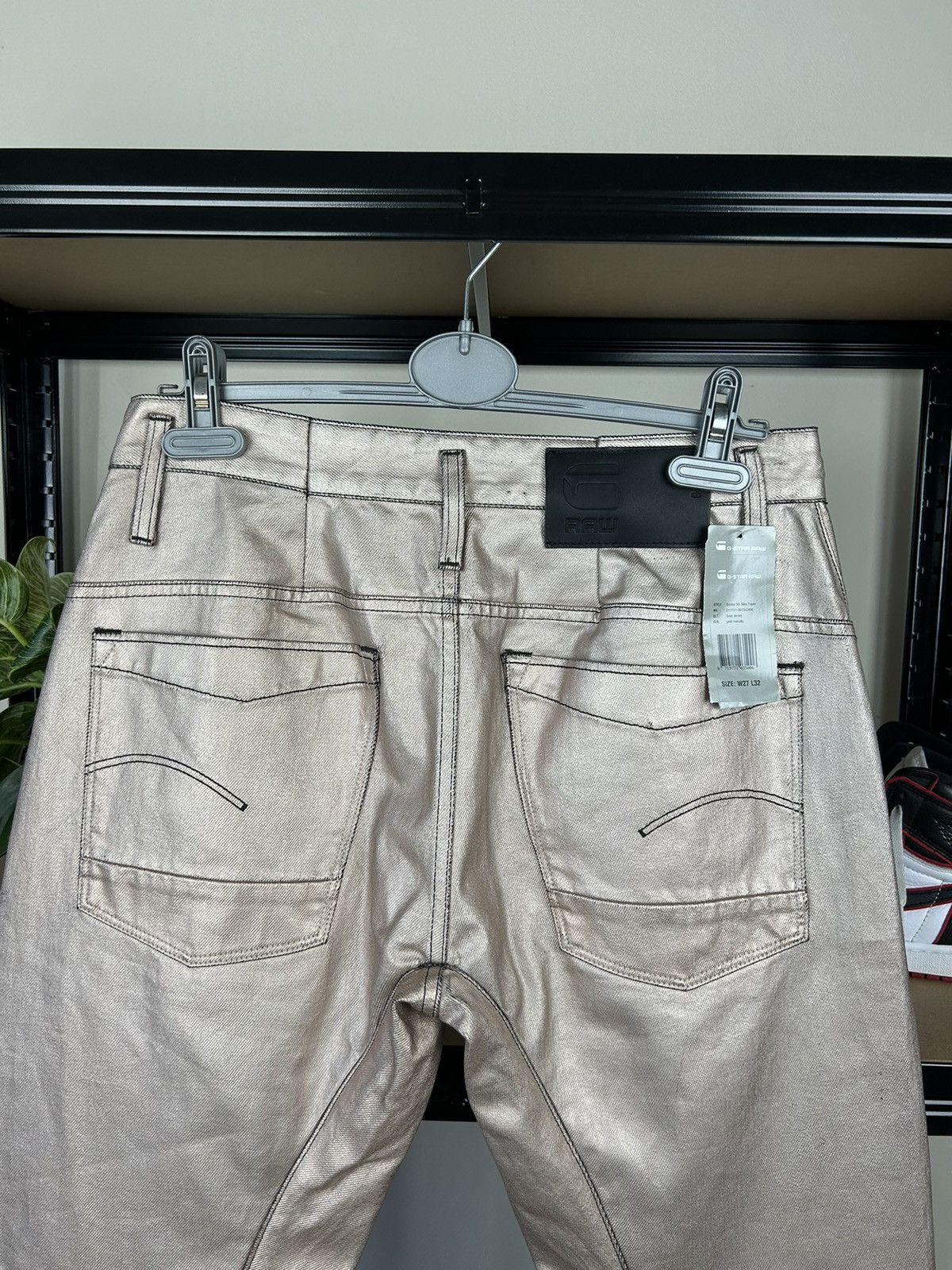 G-Star G Star Raw Scutar 3D Slim Coated Stretch denim Pants jeans Size US 28 / EU 44 - 9 Thumbnail