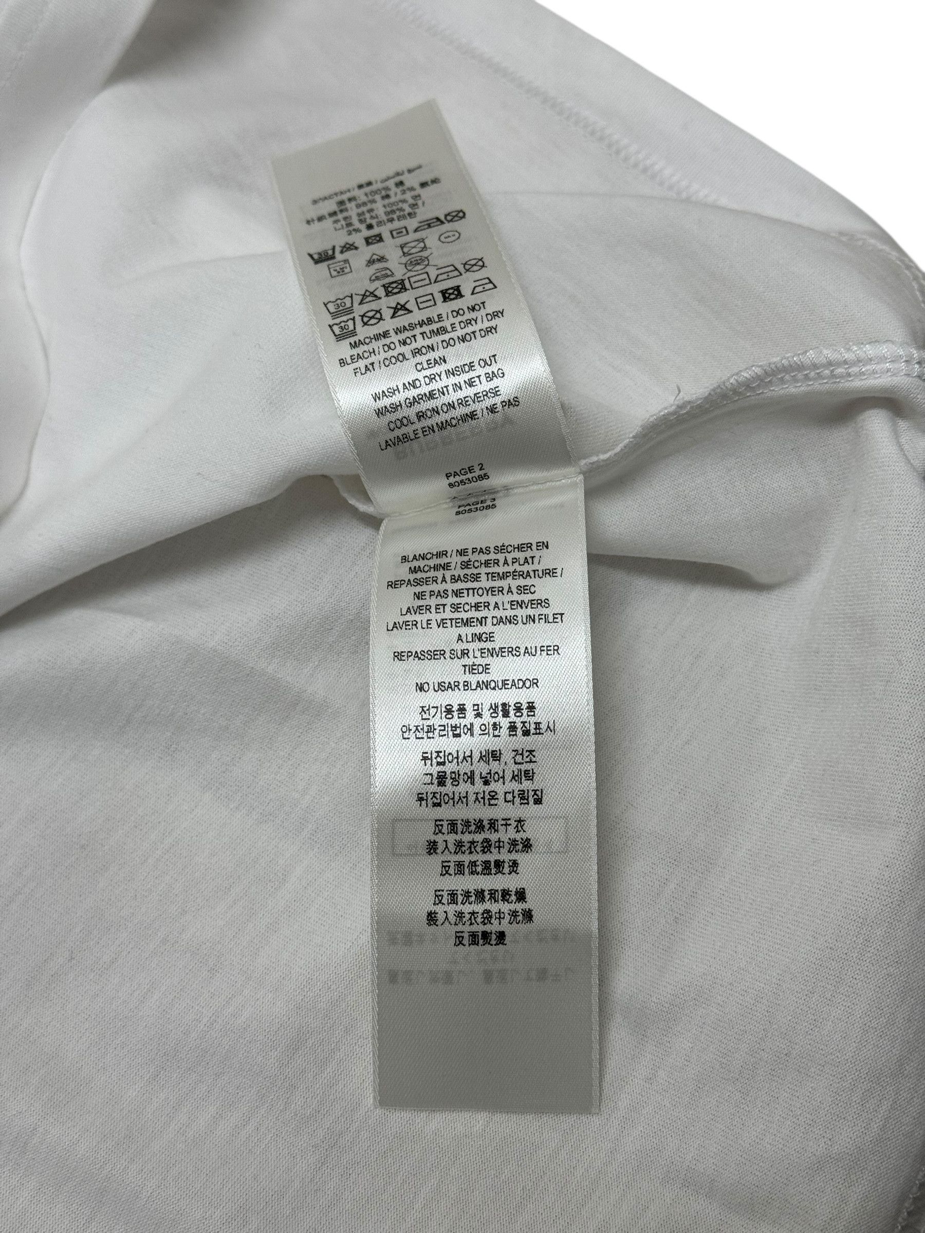Burberry Burberry White & Blue Graphic Oversized T-Shirt Size US XL / EU 56 / 4 - 7 Thumbnail