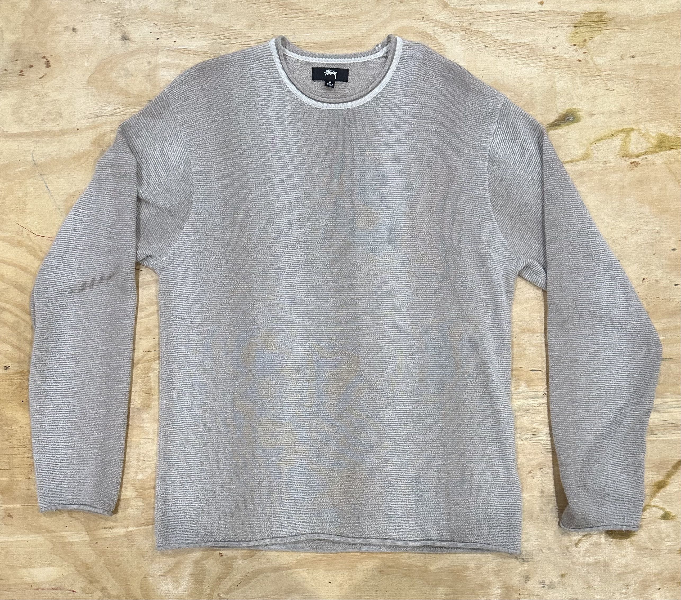 トップス STUSSY TONAL STRIPE LINEN SWEATER STUSSY ステューシー セーター メンズ Tonal Stripe ( stussy