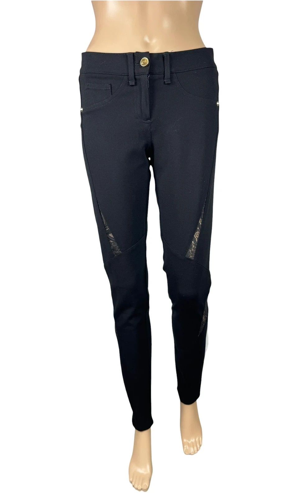 Cavalli Class Cavalli Class Slim Pants with Mesh size IT42 US6 Size 28" / US 6 / IT 42 - 3 Thumbnail