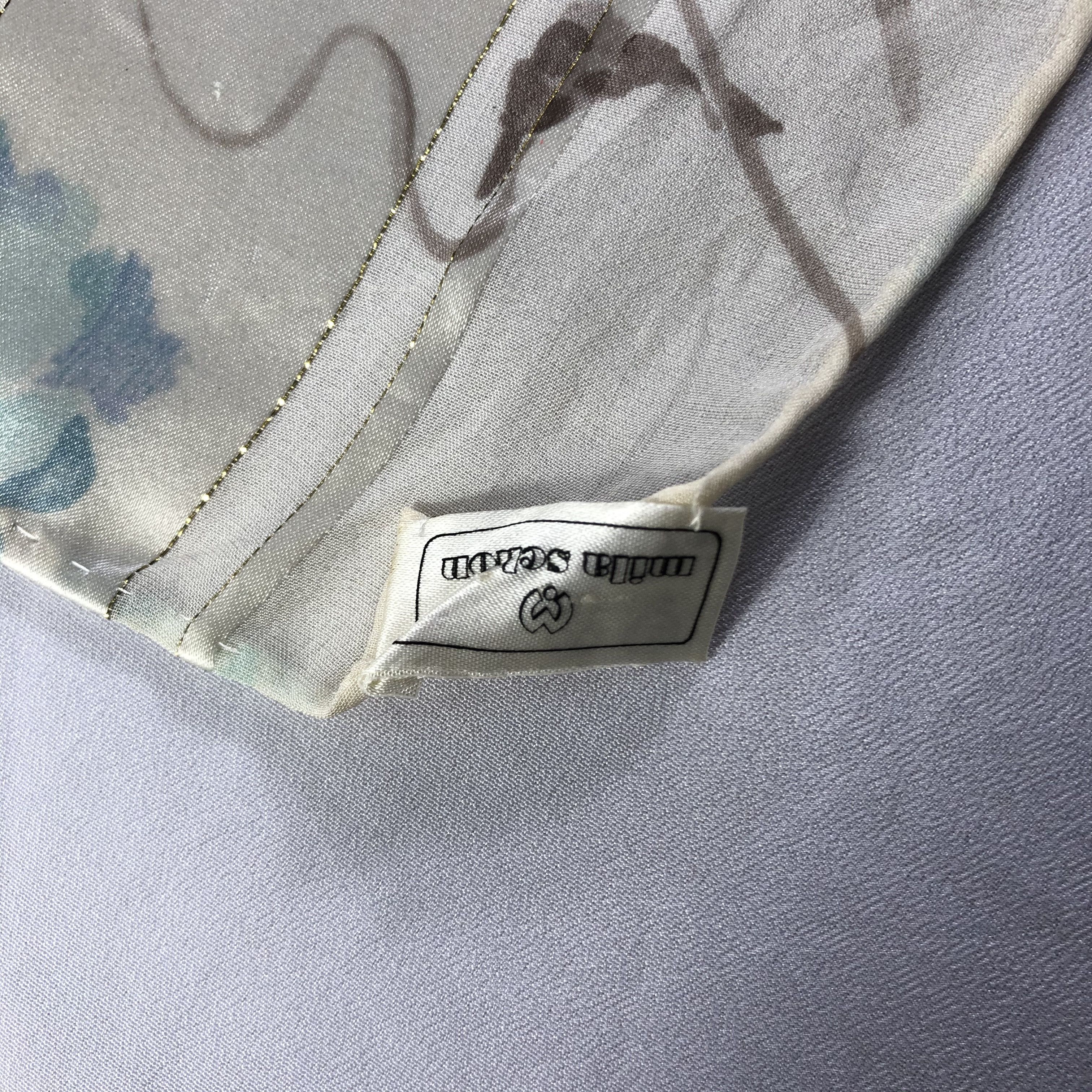 Mila Schon × Vintage Vintage Mila Schon Silk Scarf Size ONE SIZE - 3 Thumbnail