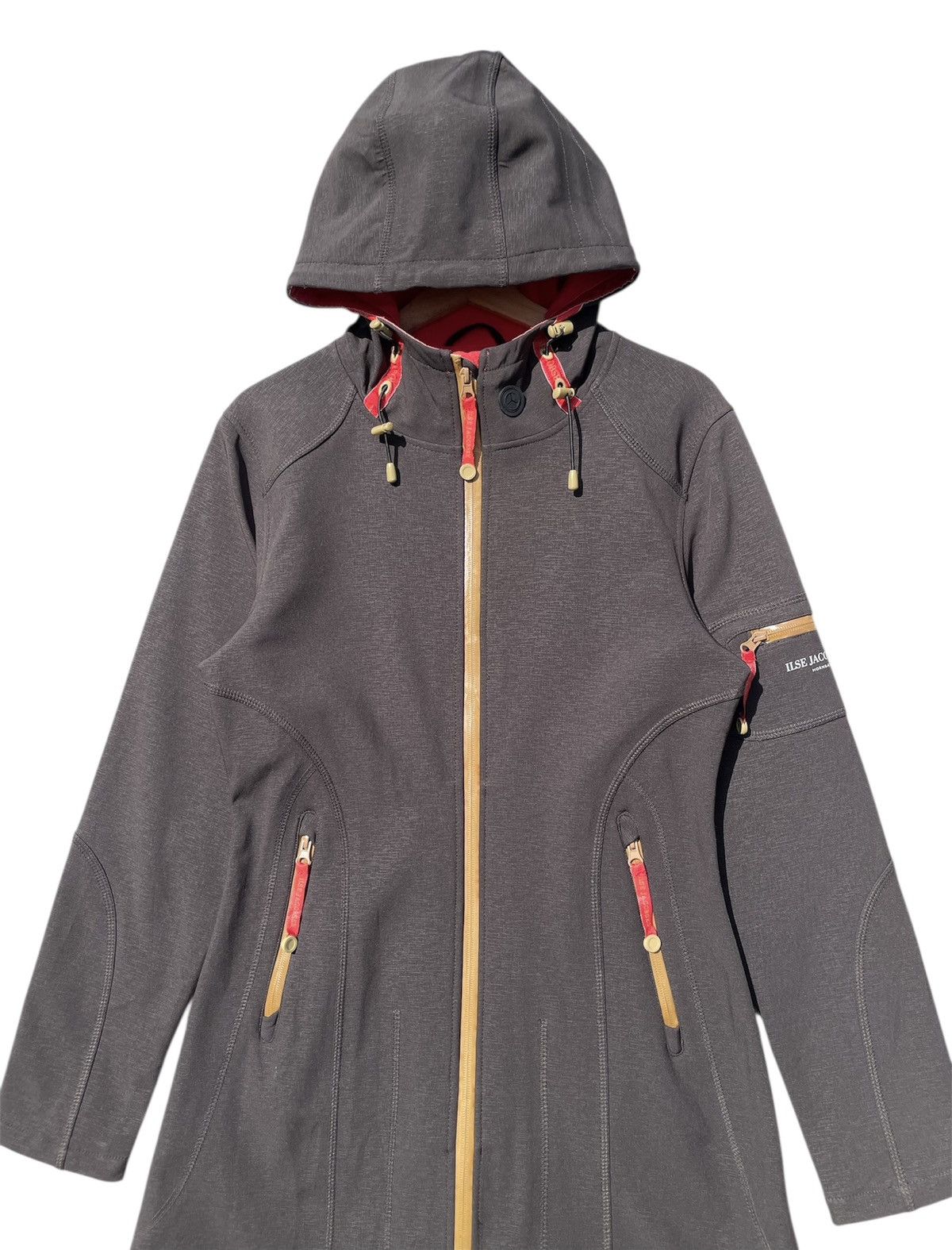 Ilse Jacobsen RARE🔥 ilse jacobsen rain 07 soft shell raincoat in charcoal Size S / US 4 / IT 40 - 4 Thumbnail