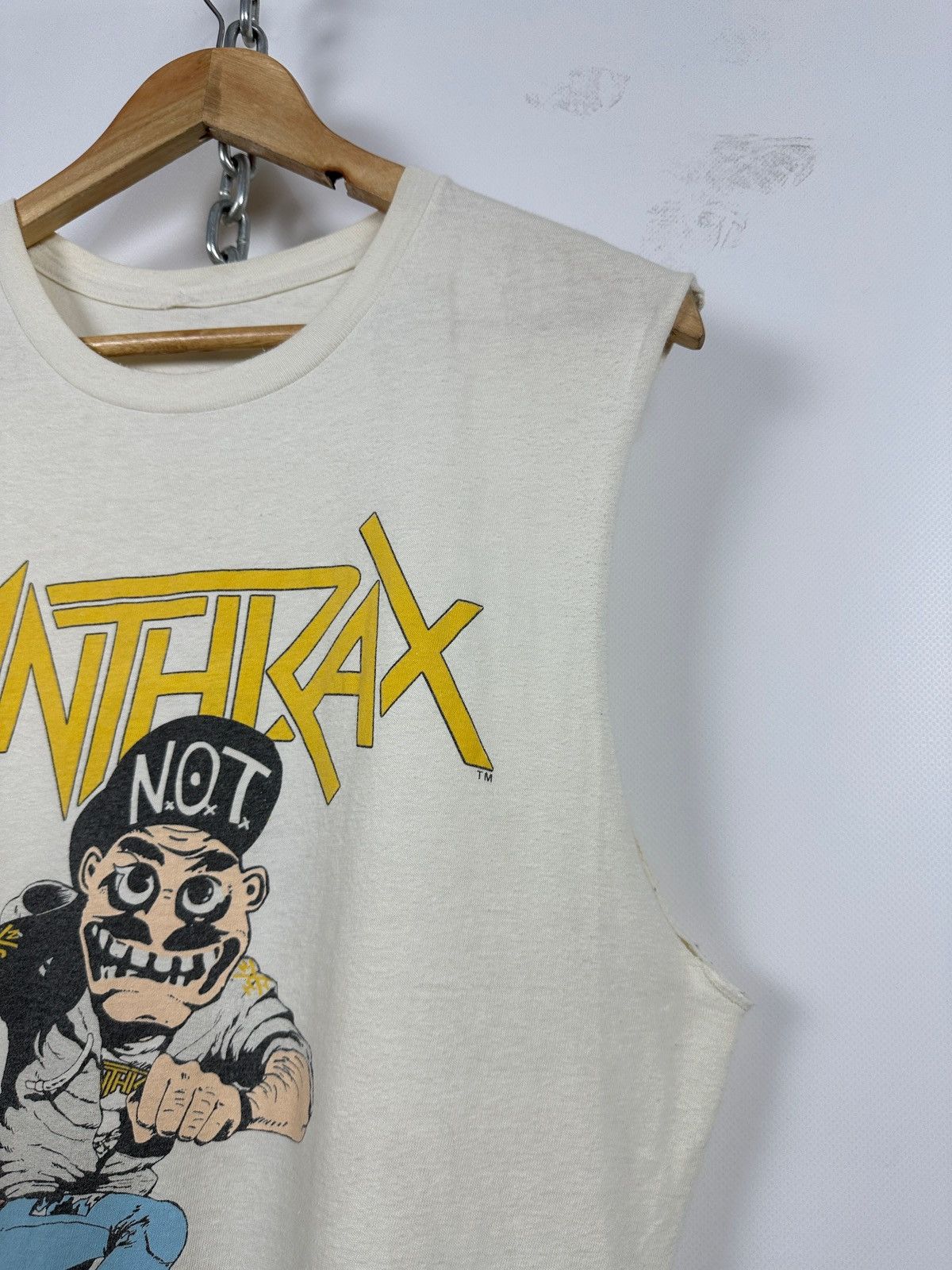 Band Tees 1987 Vintage Anthrax Skate Mosh It Up Sleeveless Size US M / EU 48-50 / 2 - 8 Thumbnail