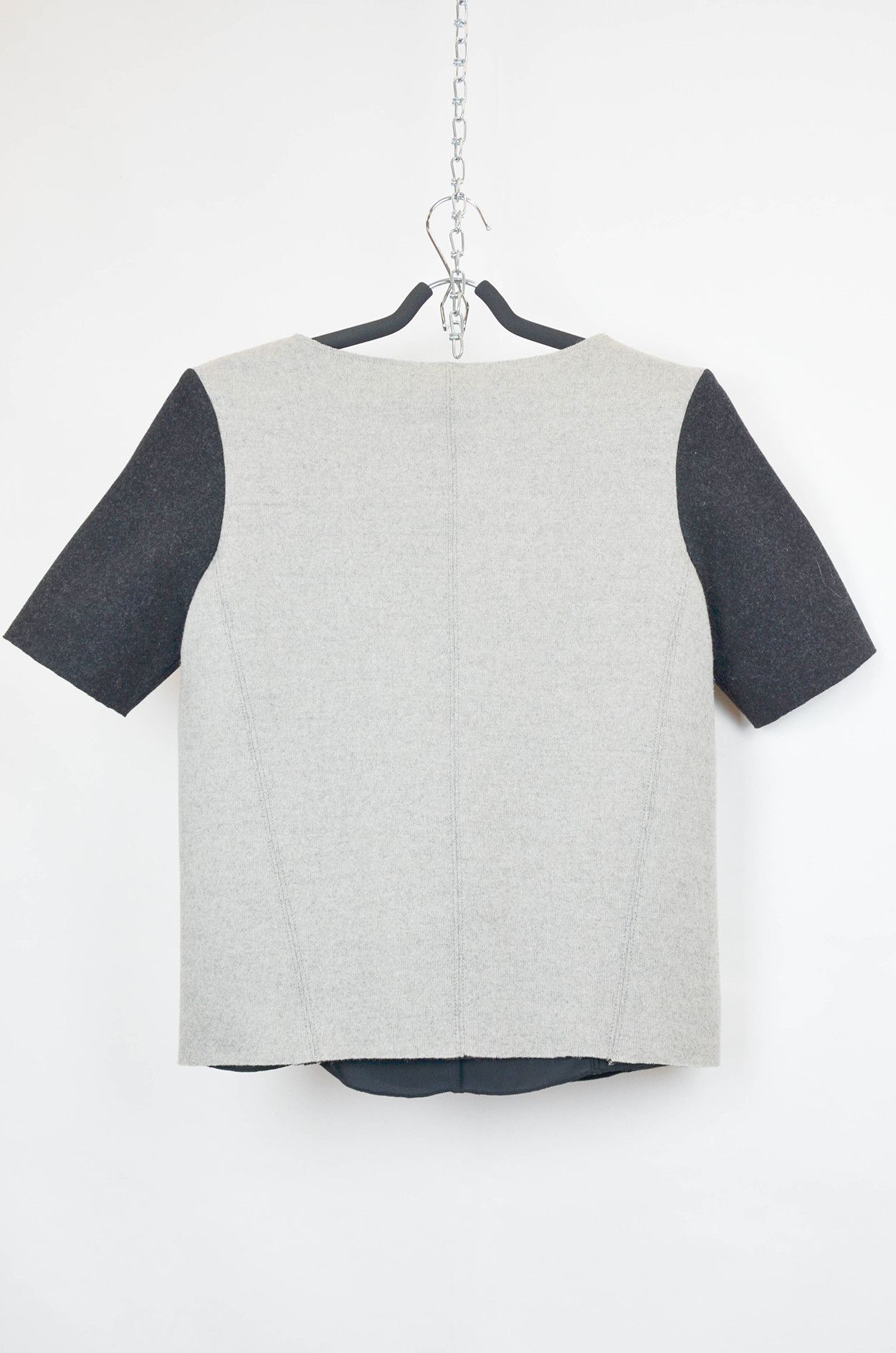 Helmut Lang Helmut Lang Color Block Wool Top – Size P Size XS / US 0-2 / IT 36-38 - 2 Thumbnail
