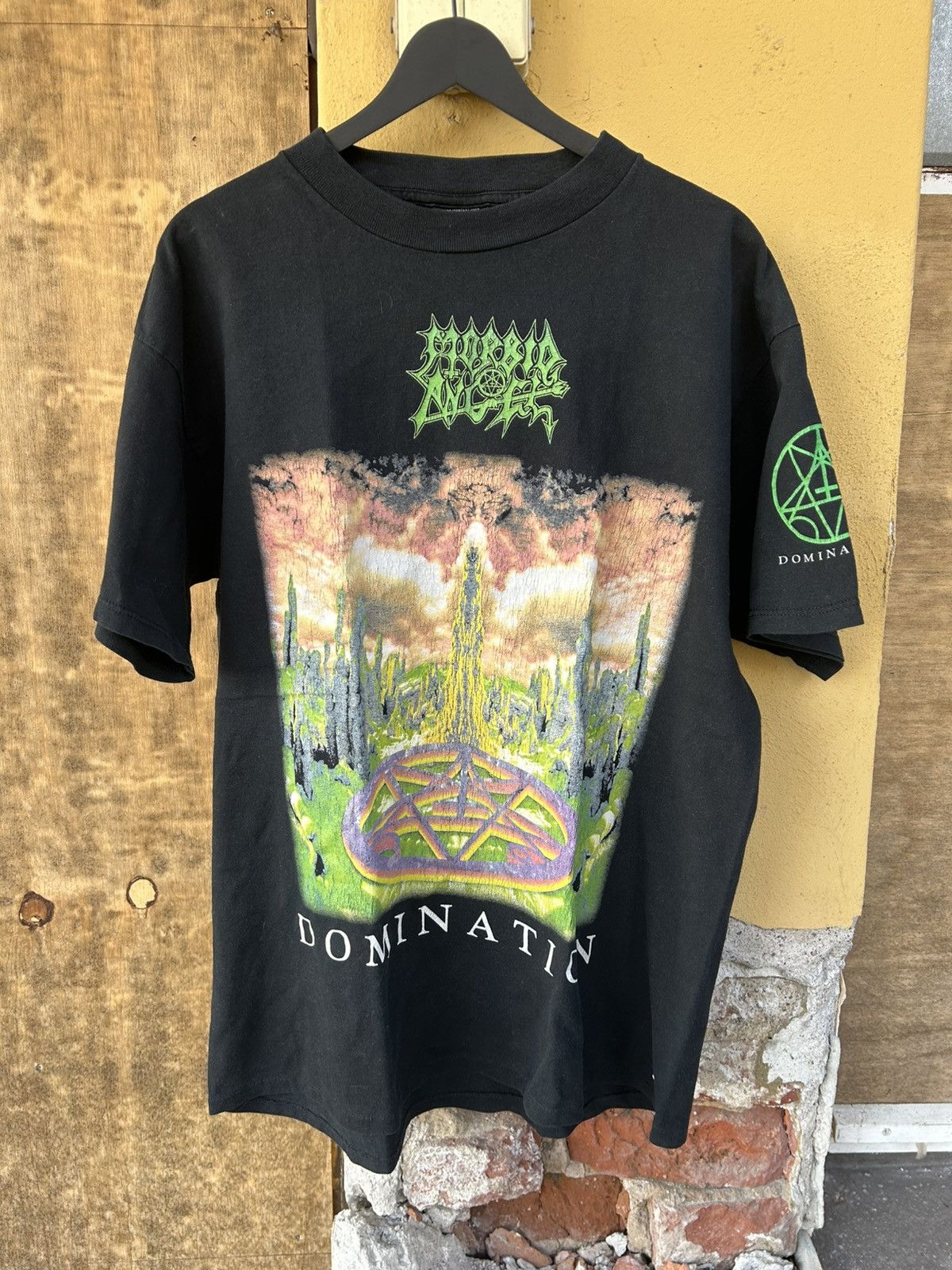 Band Tees Morbid Angel 1995 ’Domination’ American Tour T-shirt XL Size US XL / EU 56 / 4 - 1 Thumbnail