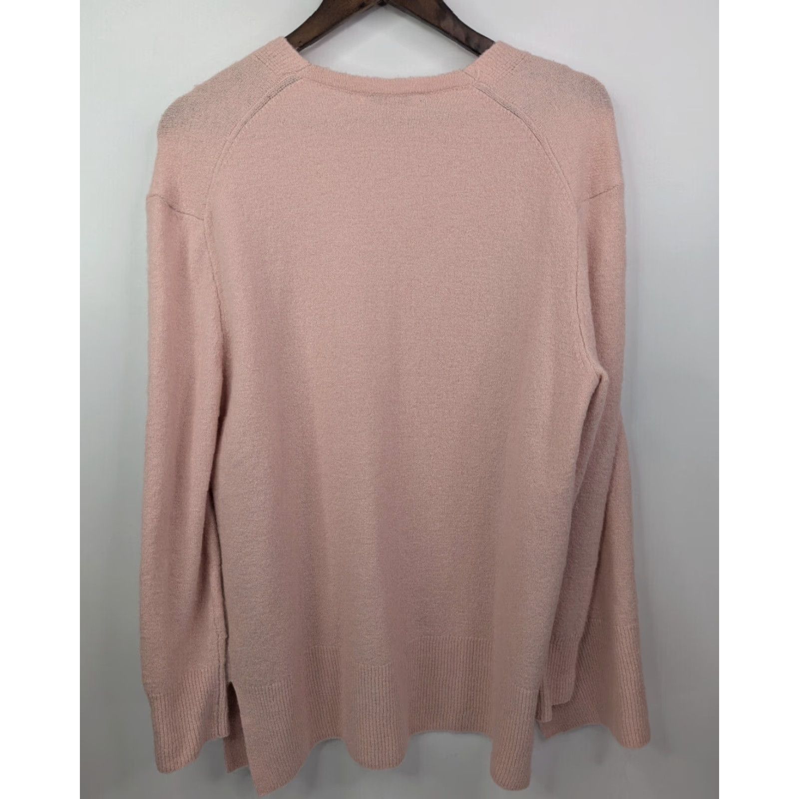 Madewell Madewell Cardigan Open Front Cozy Walker Size S Pink Merino Wool Alpaca Blend J4814 Sweater Women Size S / US 4 / IT 40 - 3 Thumbnail