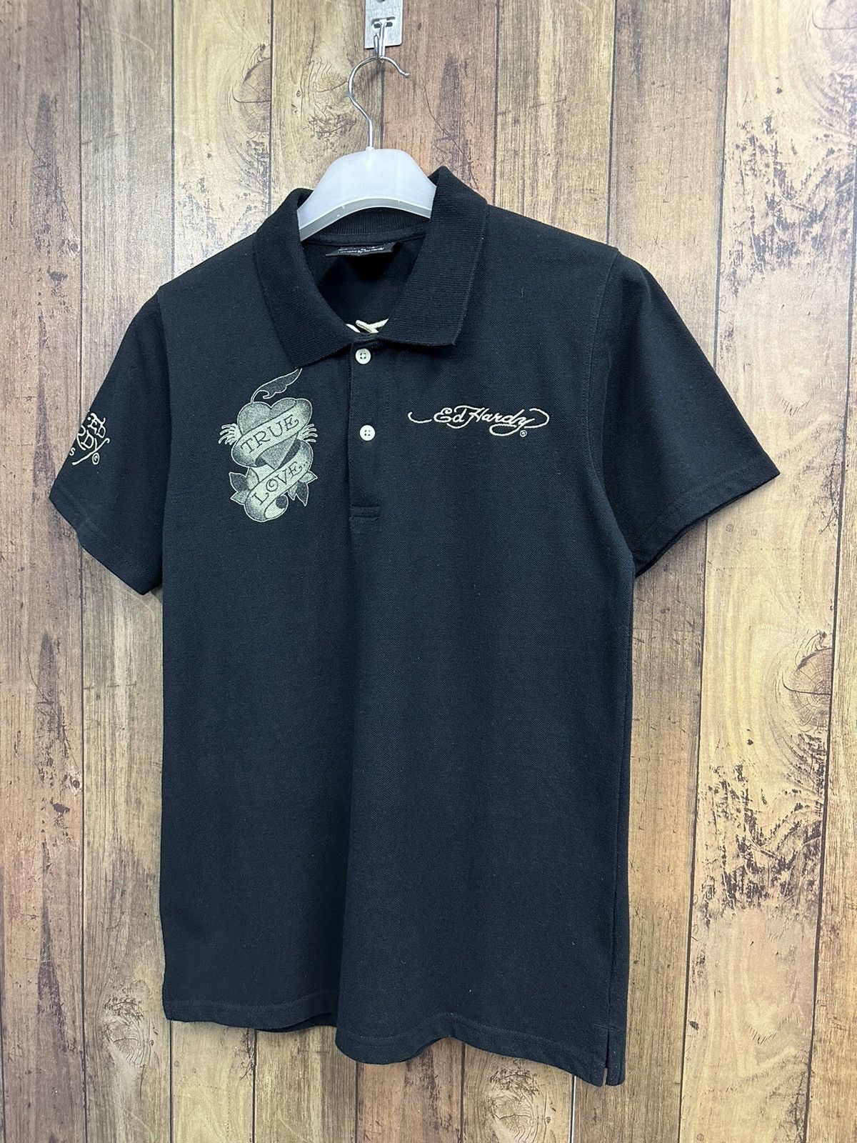 Ed Hardy Ed Hardy Big Logo Embroidery Women Polo Shirt A256 Size S / US 4 / IT 40 - 3 Thumbnail