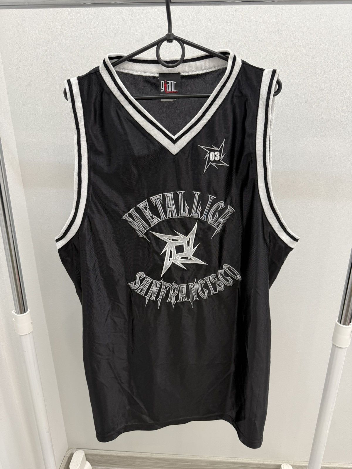 Metallica Roberto Trujillo Vintage Metallica Giant Made in USA Jersey Size US L / EU 52-54 / 3 - 2 Thumbnail