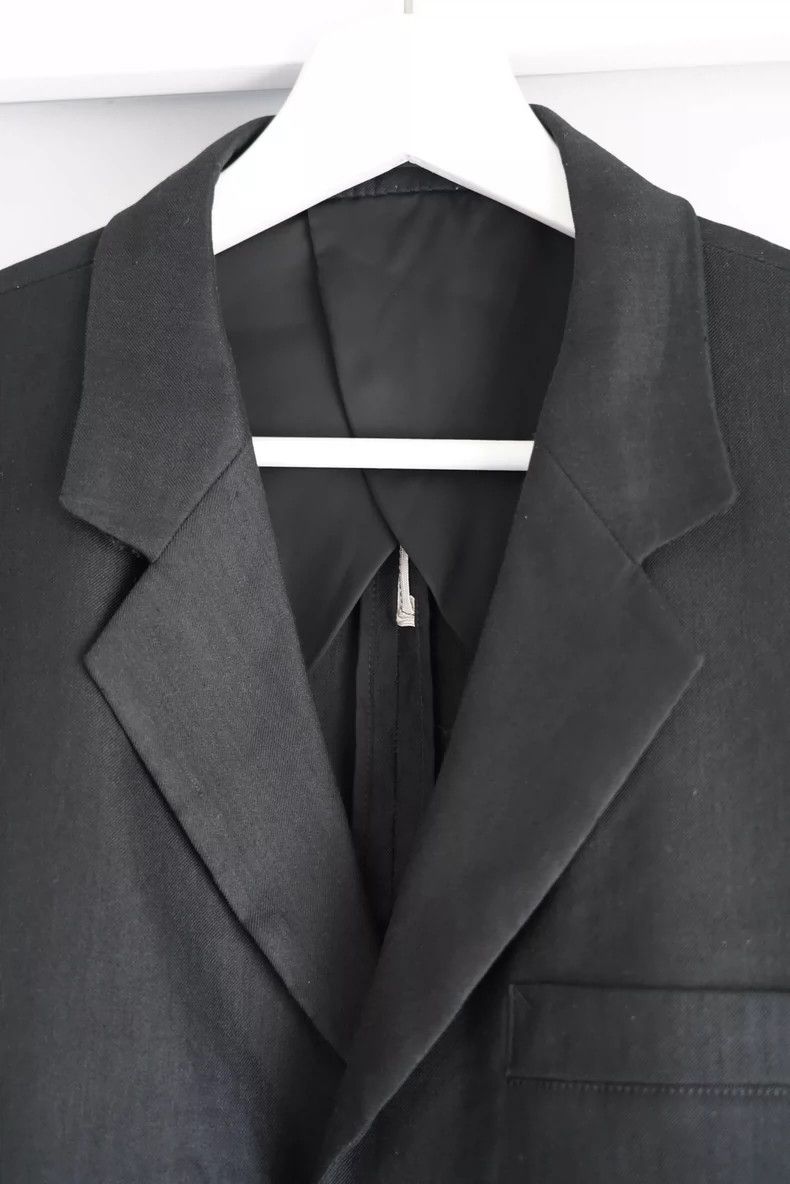 Yohji Yamamoto Yohji Yamamoto size 3 16ss agent white line suit 2501-Nexta Size 38R - 4 Thumbnail