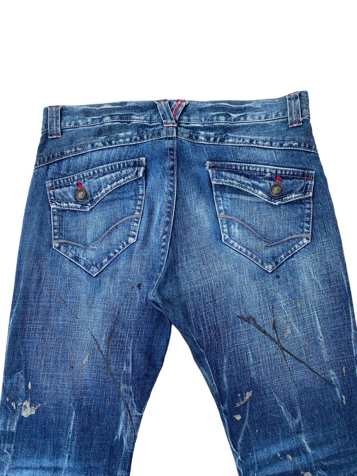 Japanese Brand Japanese Brand Paint Splash Flare Pant Size US 30 / EU 46 - 4 Thumbnail
