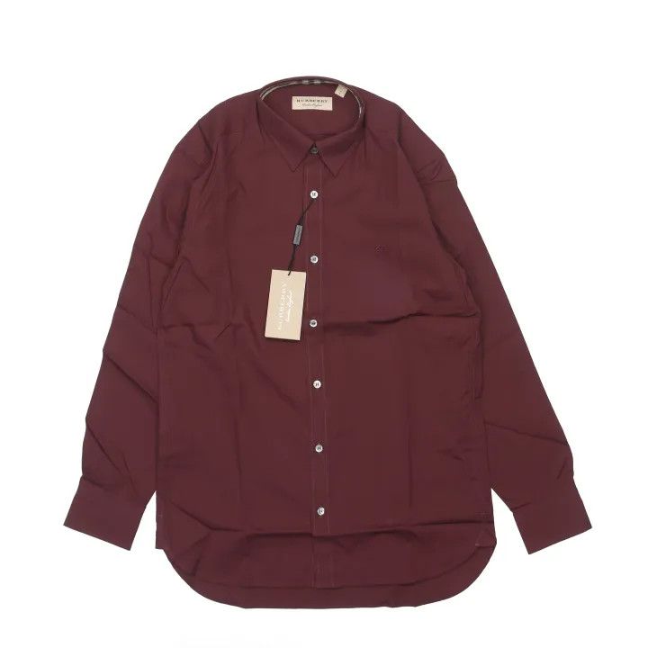 Burberry Burberry Classic Long Sleeve Button-Up Shirt 0079 Size S / US 4 / IT 40 - 1 Thumbnail