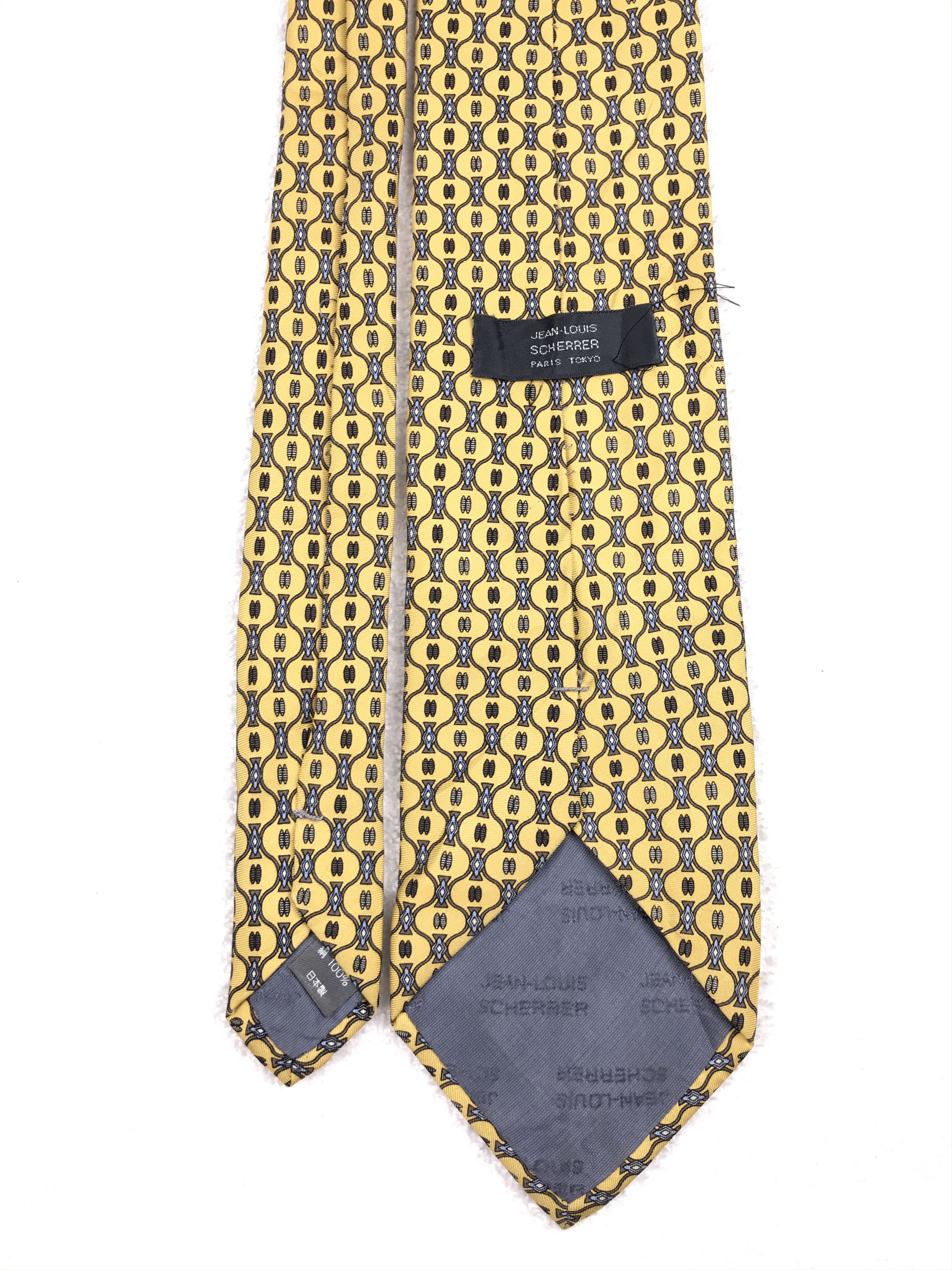 Designer × Jean-Louis Scherrer × Vintage Vintage Jean Louis Scherrer Silk Necktie Size ONE SIZE - 4 Thumbnail