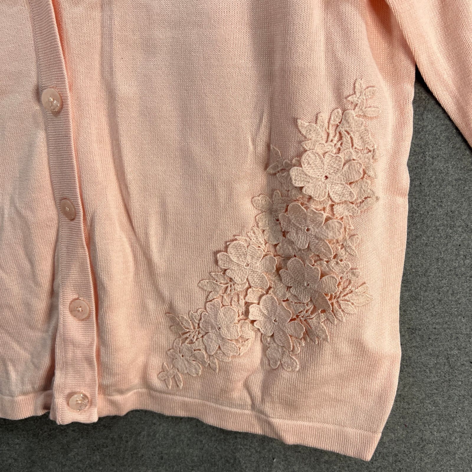 Other Isaac Mizrani Live! Women's Cardigan Size M Orange Color Size M / US 6-8 / IT 42-44 - 4 Thumbnail