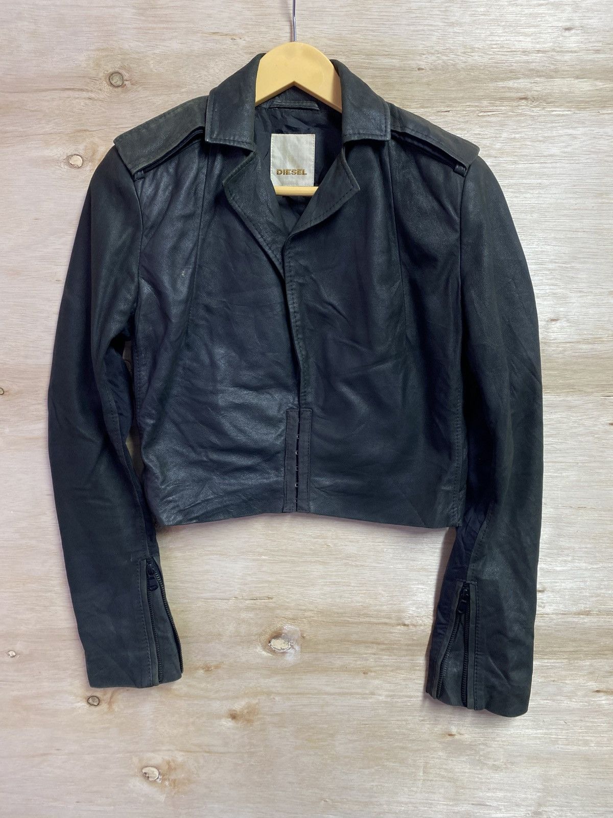 DIESEL LIBIS LEATHER JACKET