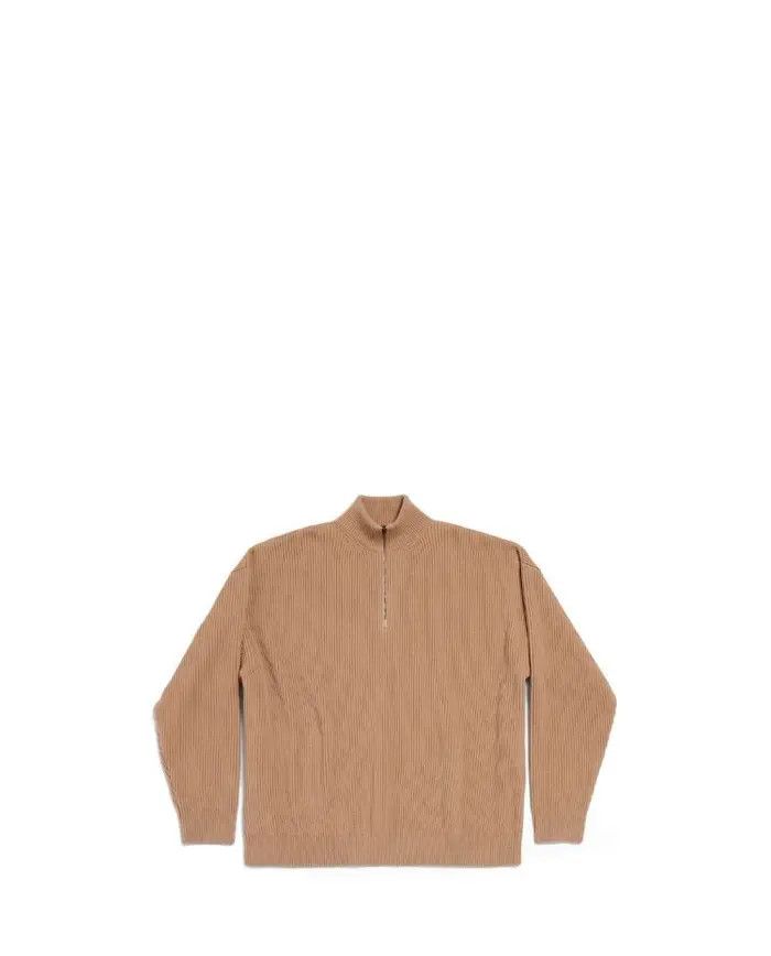 Balenciaga o1w1db11225 Camionneur Sweater Regular Fit in Beige Size US XS / EU 42 / 0 - 1 Preview