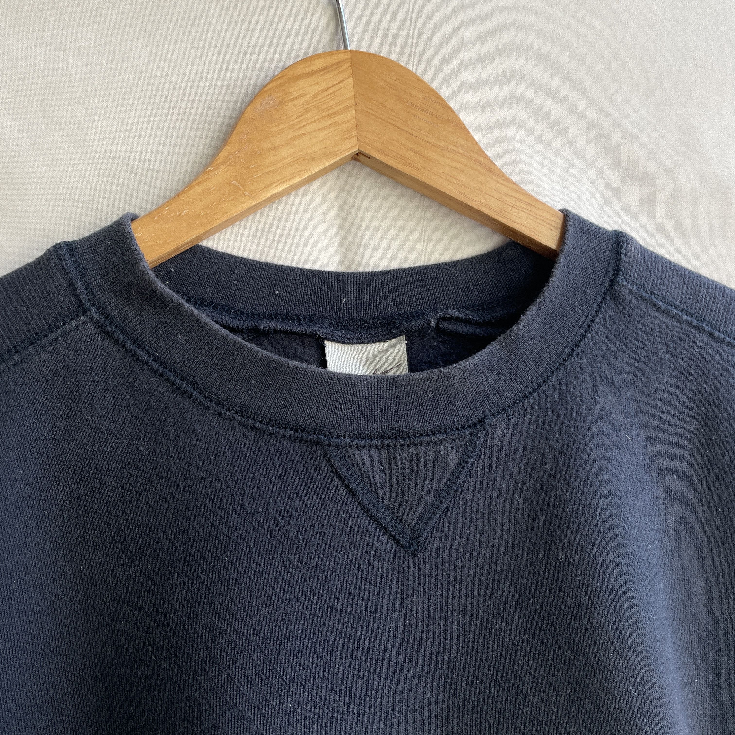 Nike Nike Vintage 00's Y2K Logo Spell Out Navy Sweatshirt Size L Size US L / EU 52-54 / 3 - 4 Thumbnail