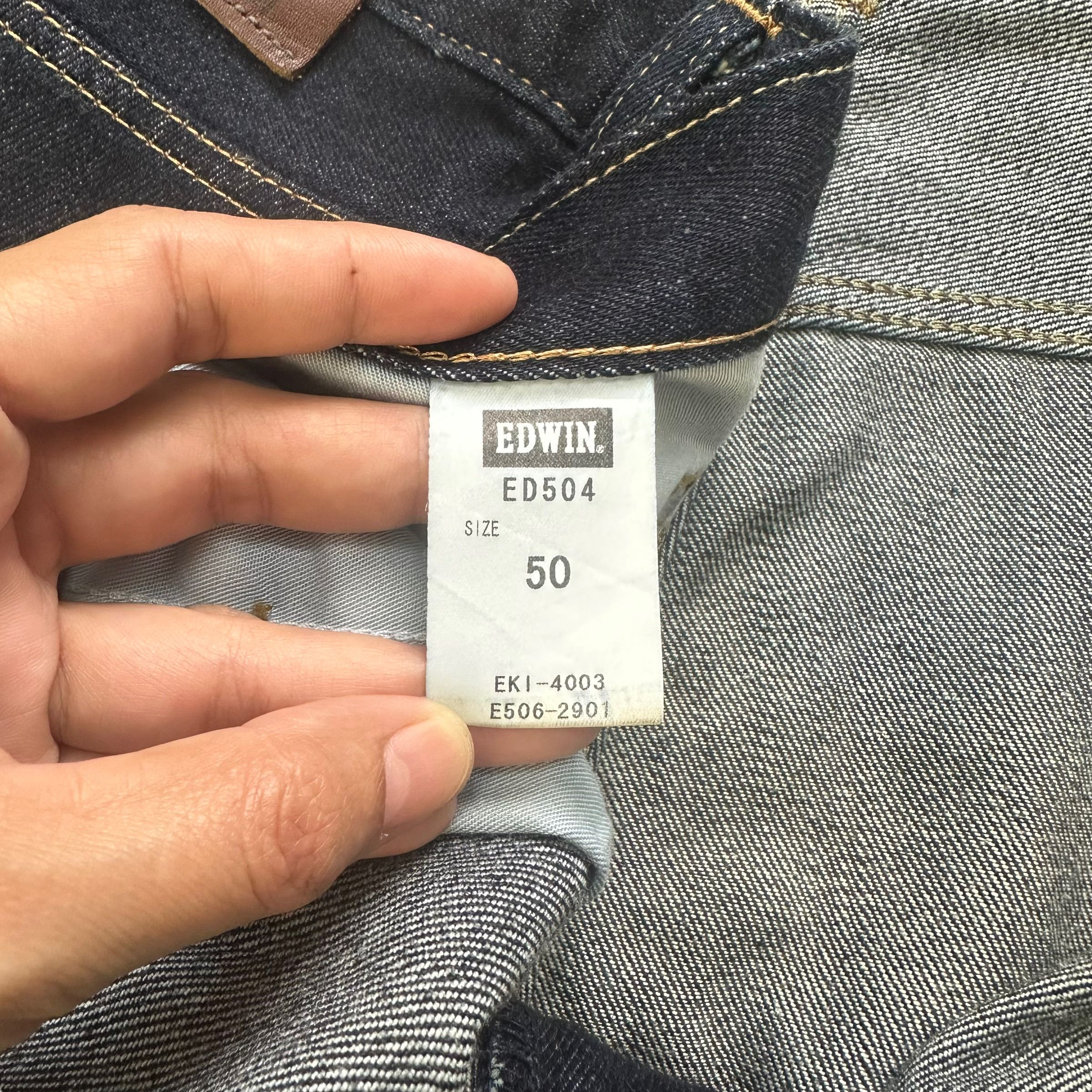 Edwin EDWIN 504 MADE IN JAPAN DENIM PANTS W50-51 #8511-012 Size US 44 / EU 60 - 9 Thumbnail