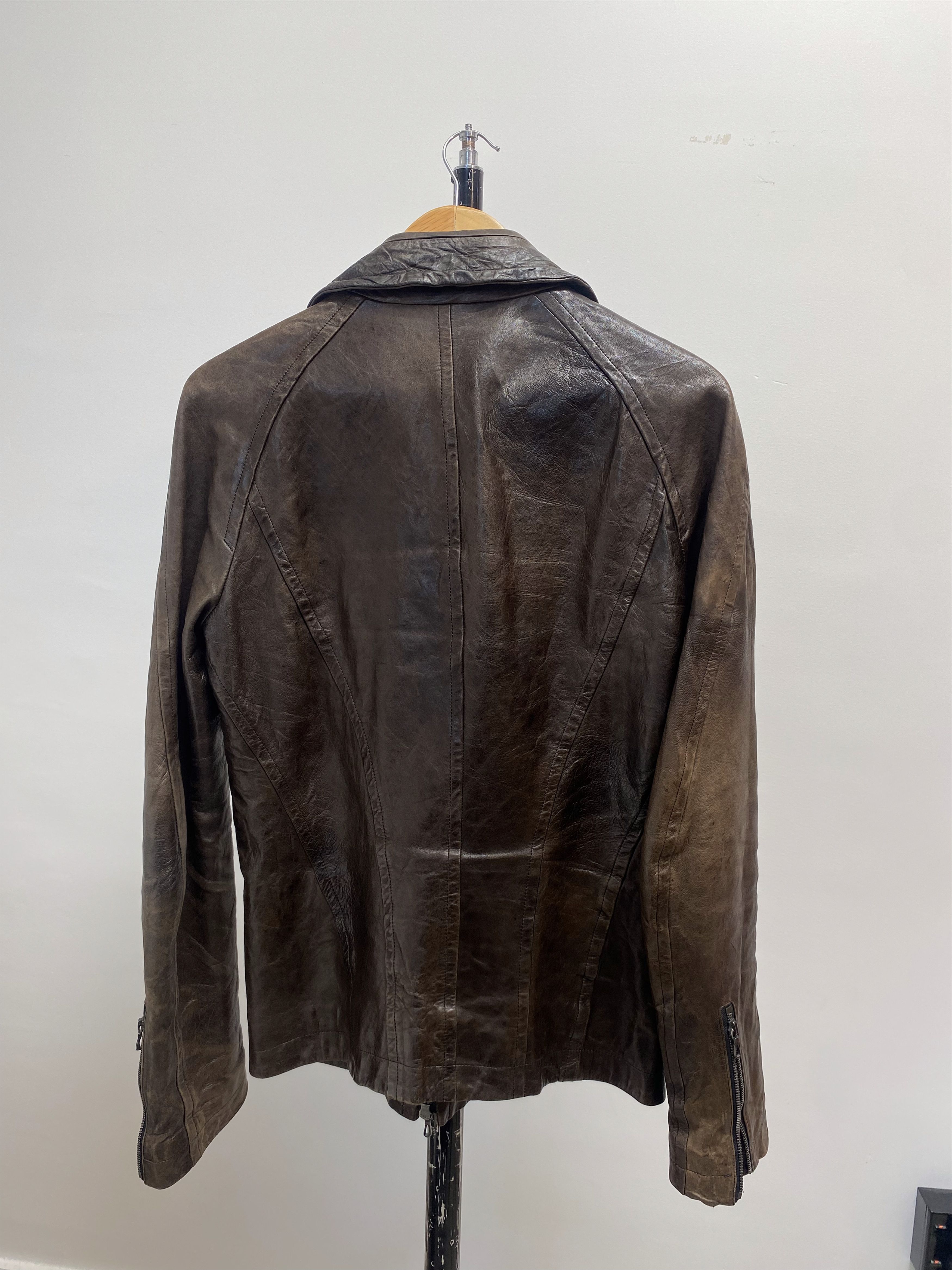 Julius Julius 7 Ram Leather Jacket 08 Brown Size US M / EU 48-50 / 2 - 5 Thumbnail