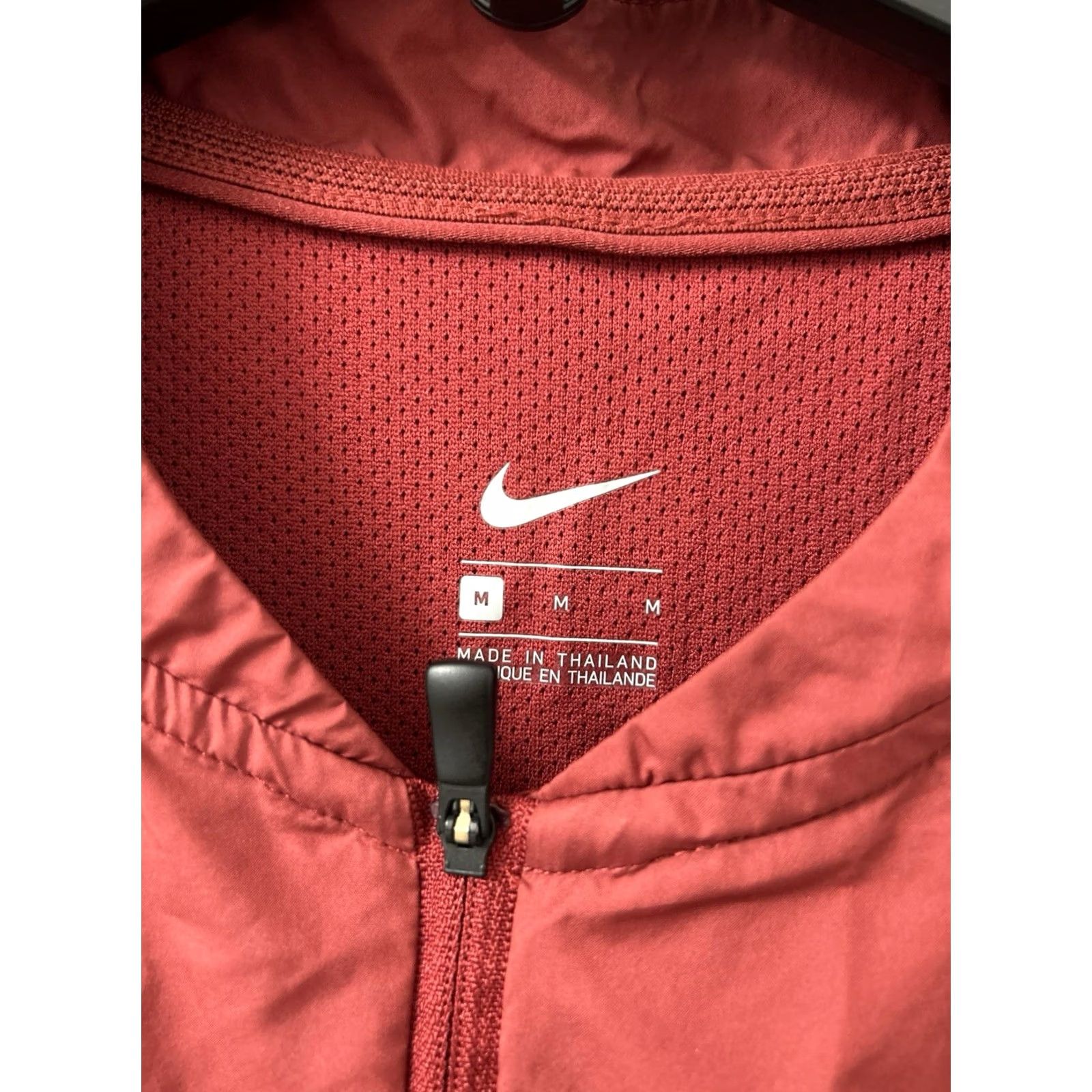 Nike Nike Track Jacket Mens Medium Red Lightweight Pullover 1/4 Zip L/S AO5858-613 Size US M / EU 48-50 / 2 - 5 Thumbnail