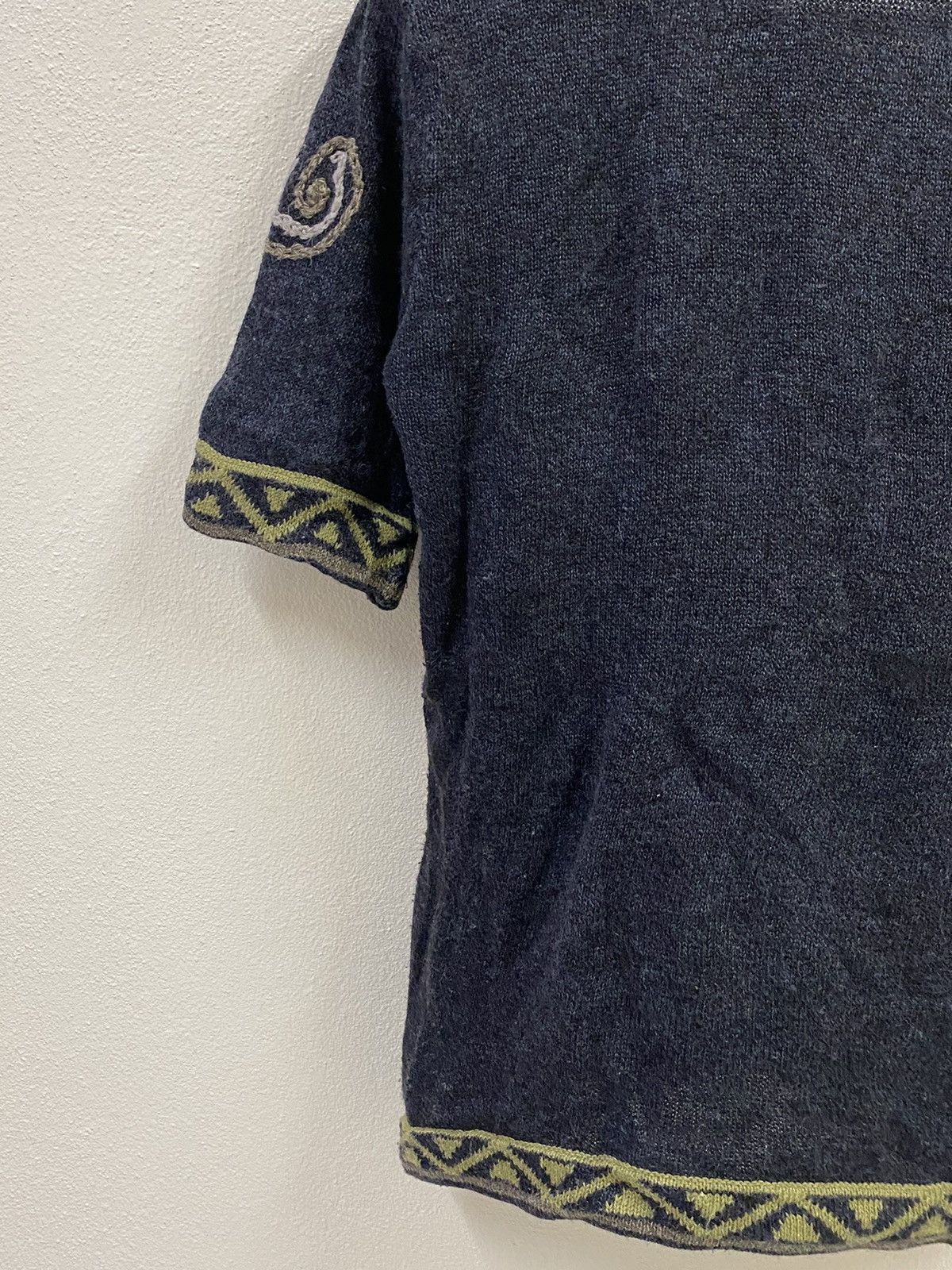 Japanese Brand × Vintage Vtg Knitwear 3D Logo Size M / US 6-8 / IT 42-44 - 9 Thumbnail