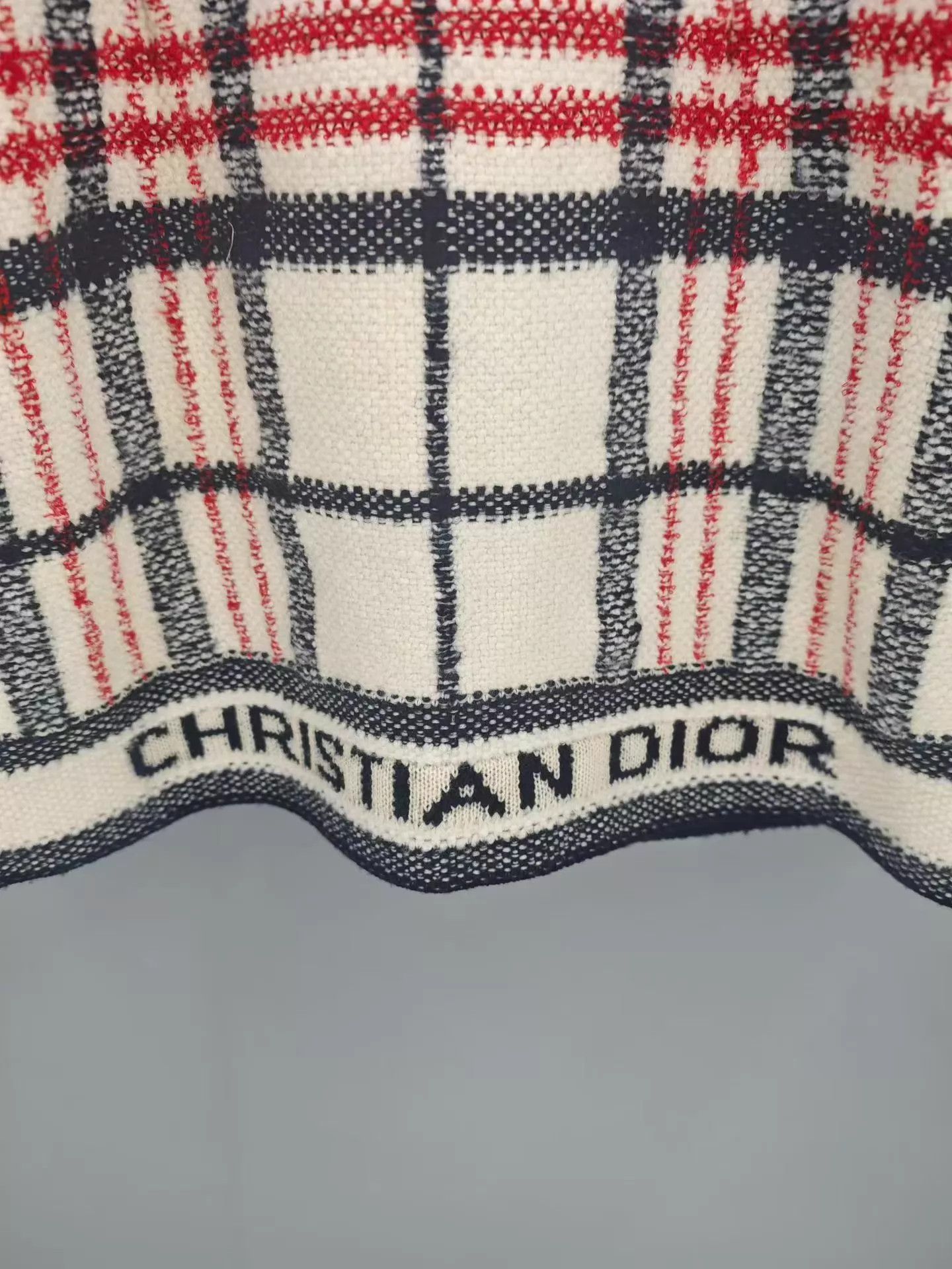 Dior Dior women's all-over check knit cami dress 38 99 Size S / US 4 / IT 40 - 8 Thumbnail