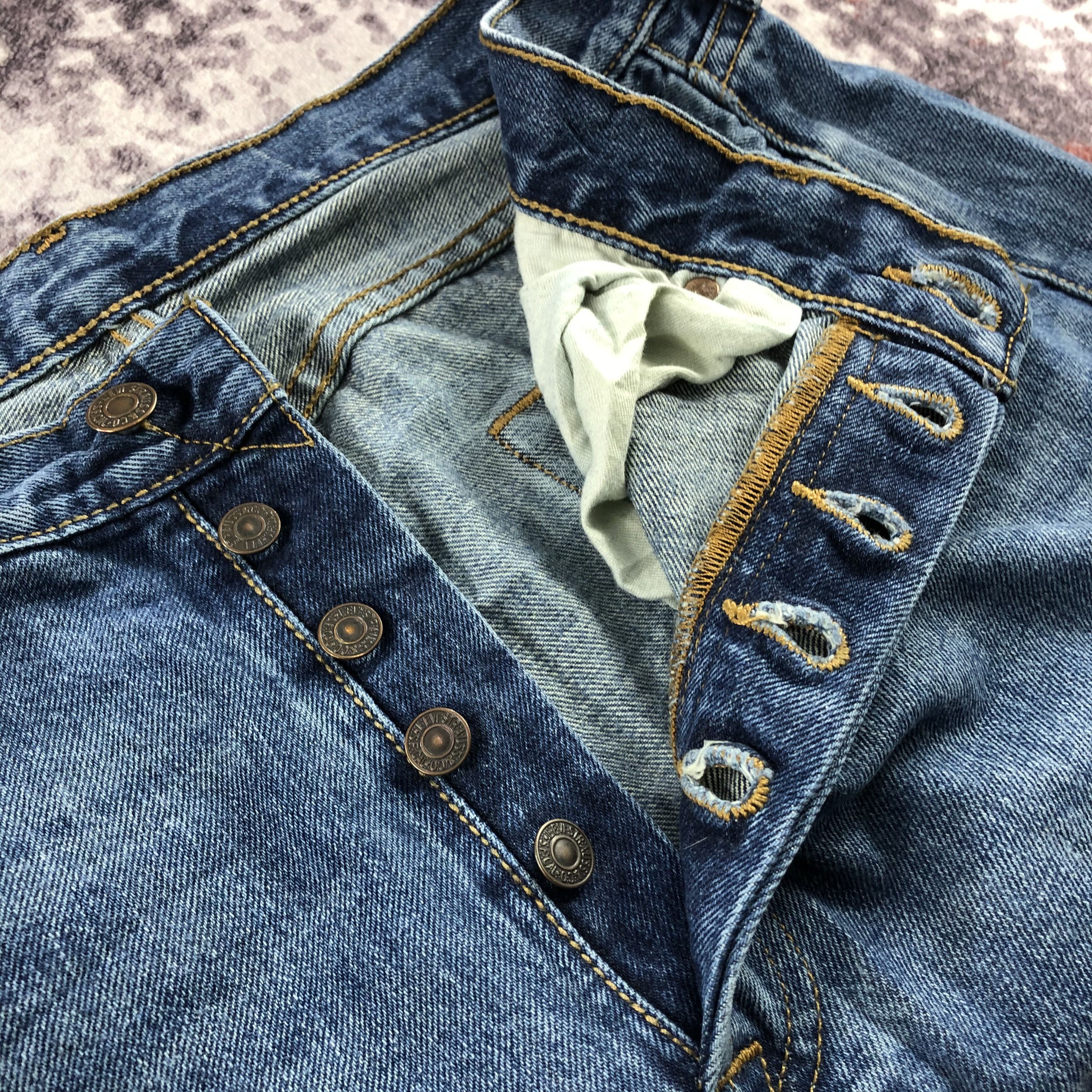 Levi's × Vintage Vintage Blue Wash Levis 501 Jeans-JM2888 Size US 34 / EU 50 - 8 Thumbnail