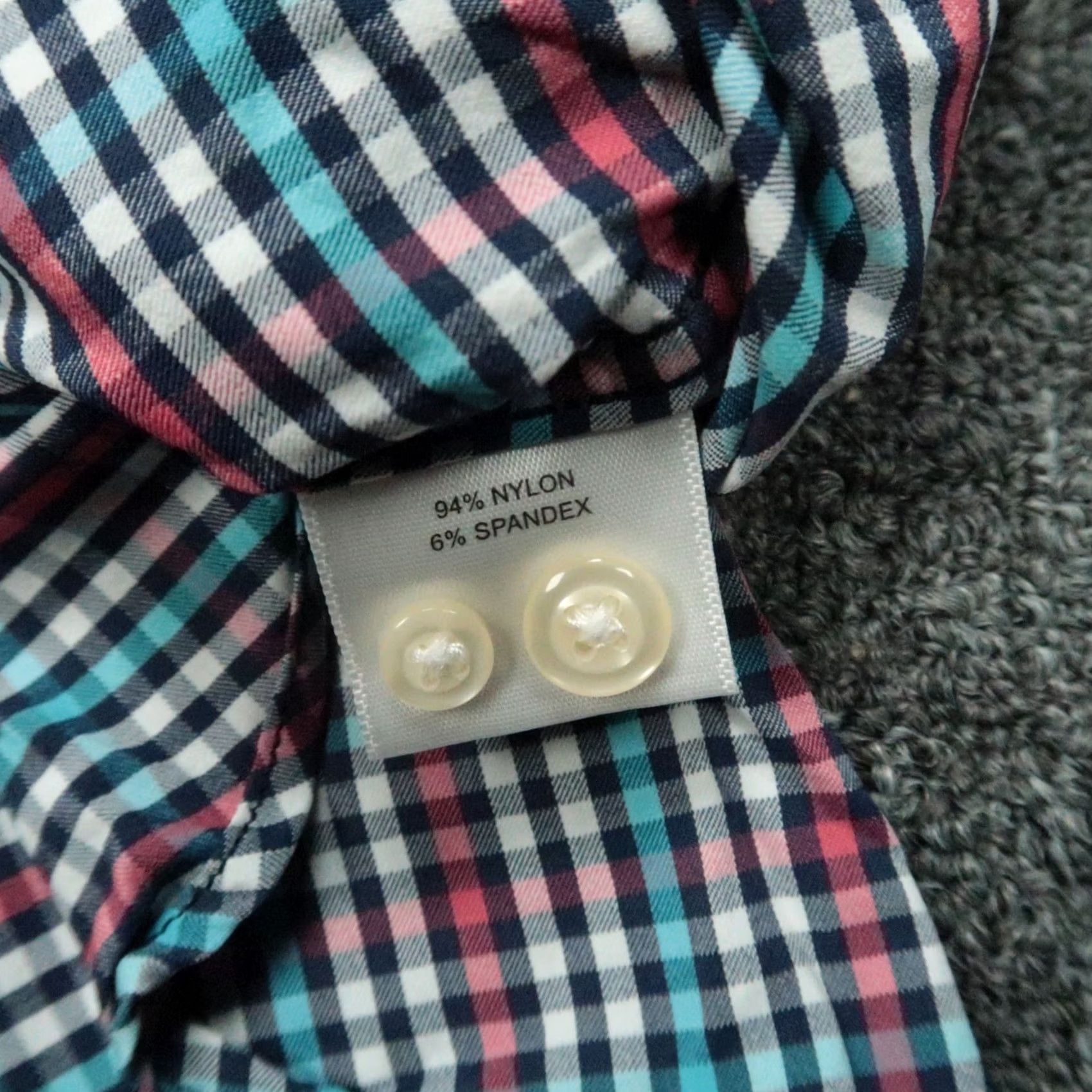 Peter Millar Peter Millar Shirt Men Medium Blue Red Summer Comfort Collier Plaid Button-Up Size US M / EU 48-50 / 2 - 4 Thumbnail
