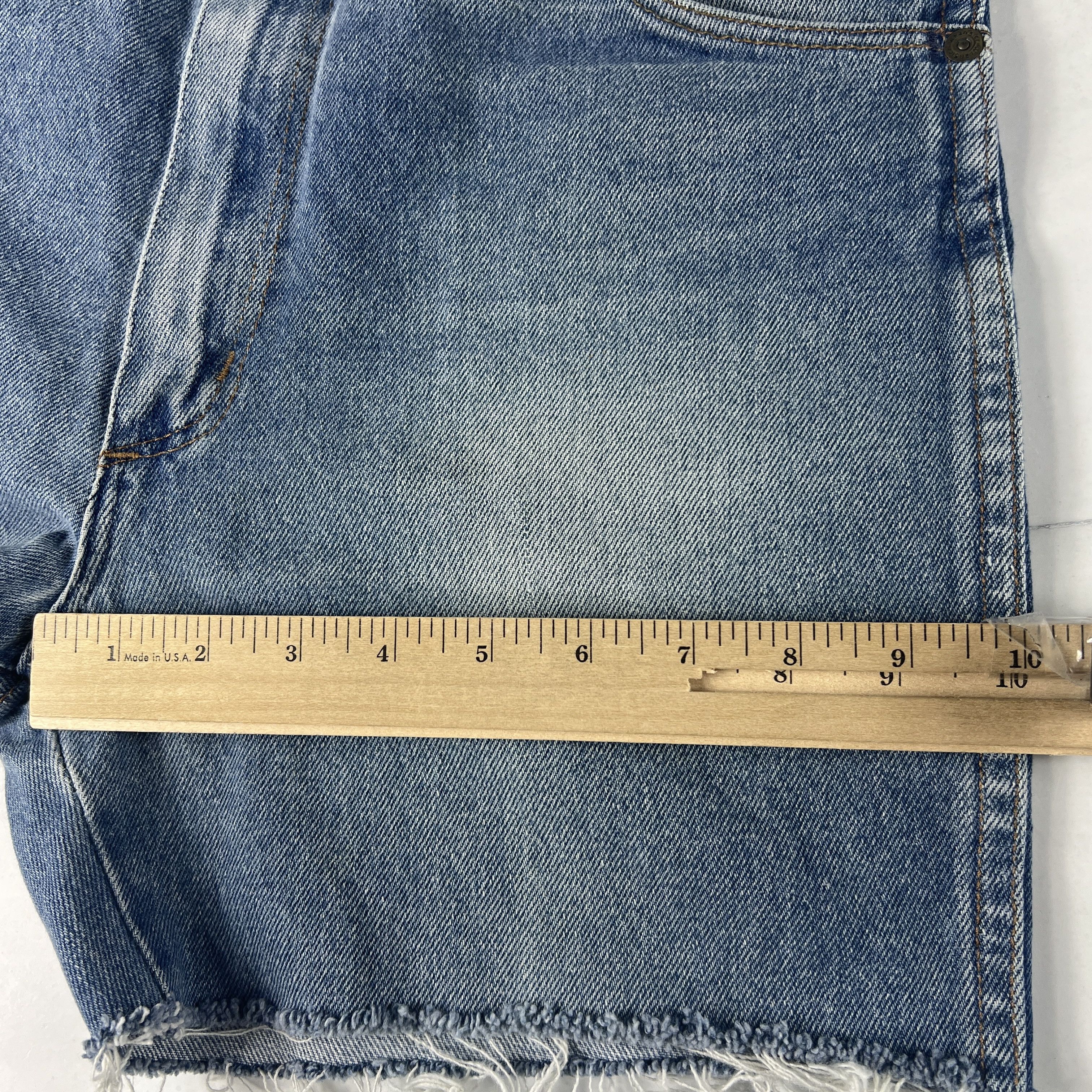 Wrangler VTG Wrangler Shorts Faded Cut Off Denim Jorts Talon Zipper Size US 30 / EU 46 - 13 Thumbnail