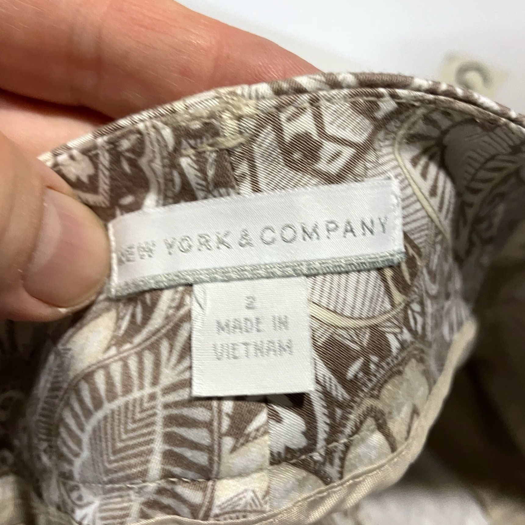 Sea New York VINTAGE None Women's Shorts Casual Aloha Beige Cotton Spandex Spring Summer Size 2 Size 26" / US 2 / IT 38 - 3 Thumbnail