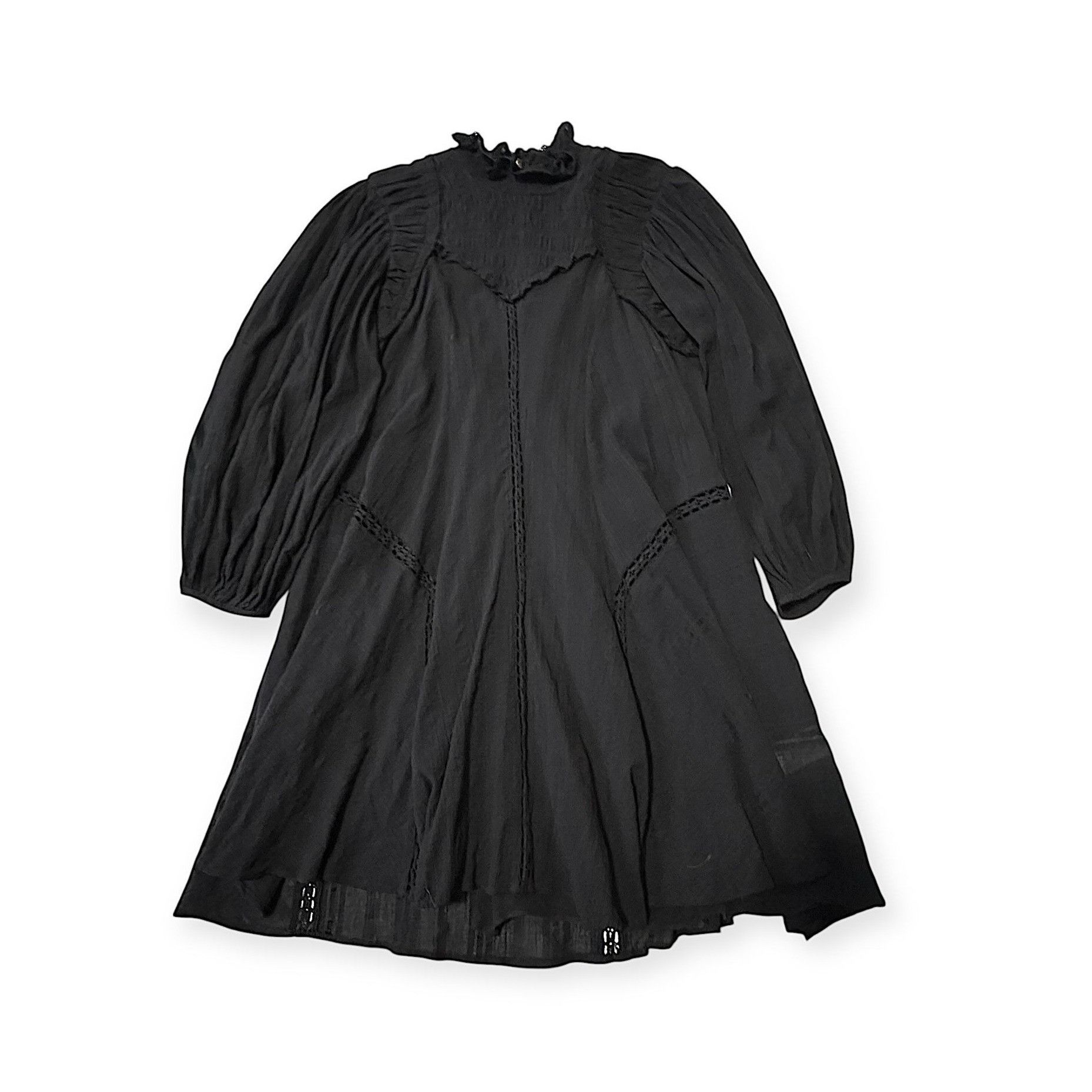 Isabel Marant Etoile ISABEL MARANT ÉTOILE Isma Black Mini Dress, Size FR36/S, NW Size XS / US 0-2 / IT 36-38 - 6 Thumbnail